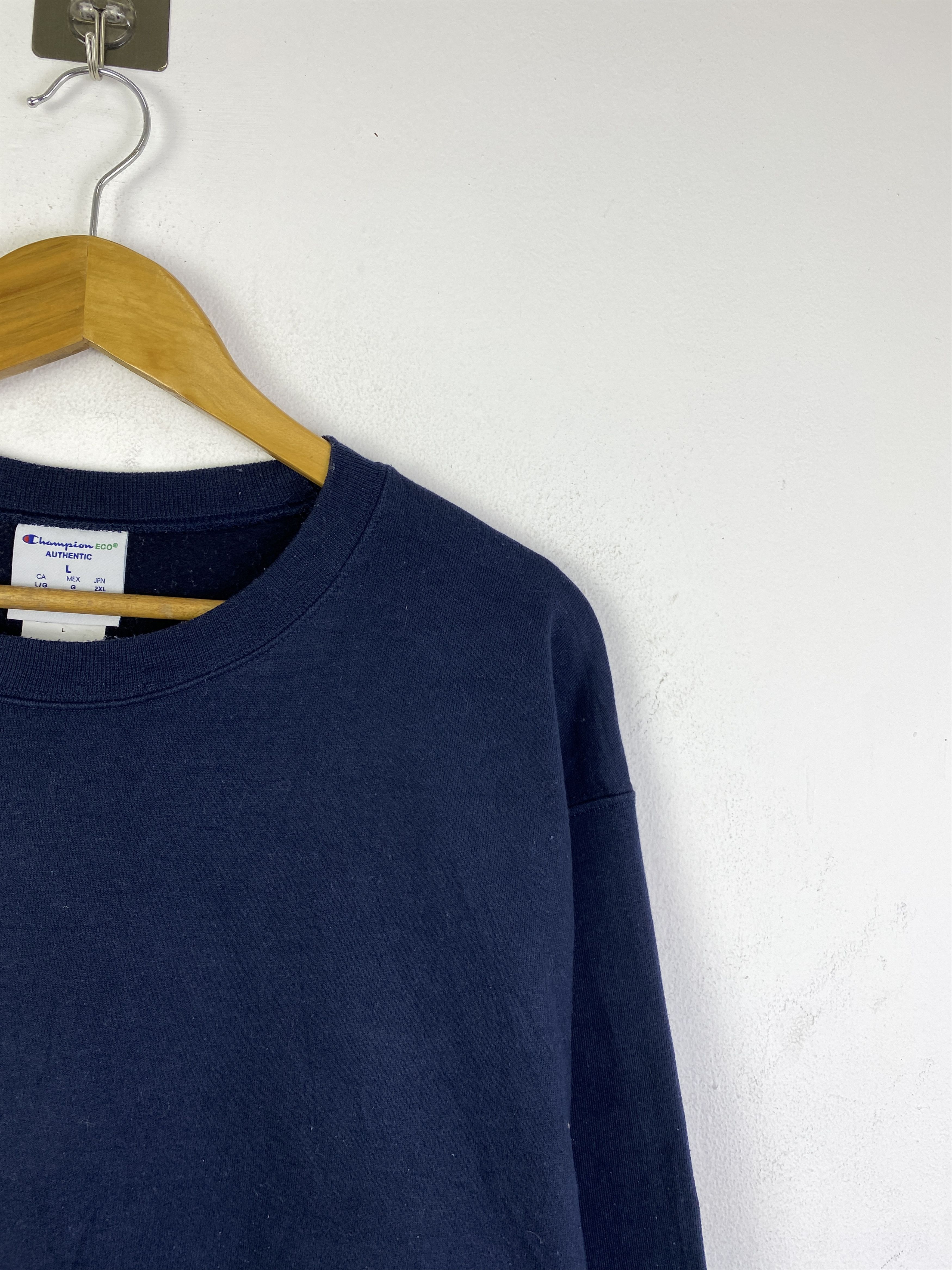 Champion Vintage Champion Plain Pullover Sweatshirt SH0262 Size US L / EU 52-54 / 3 - 6 Thumbnail