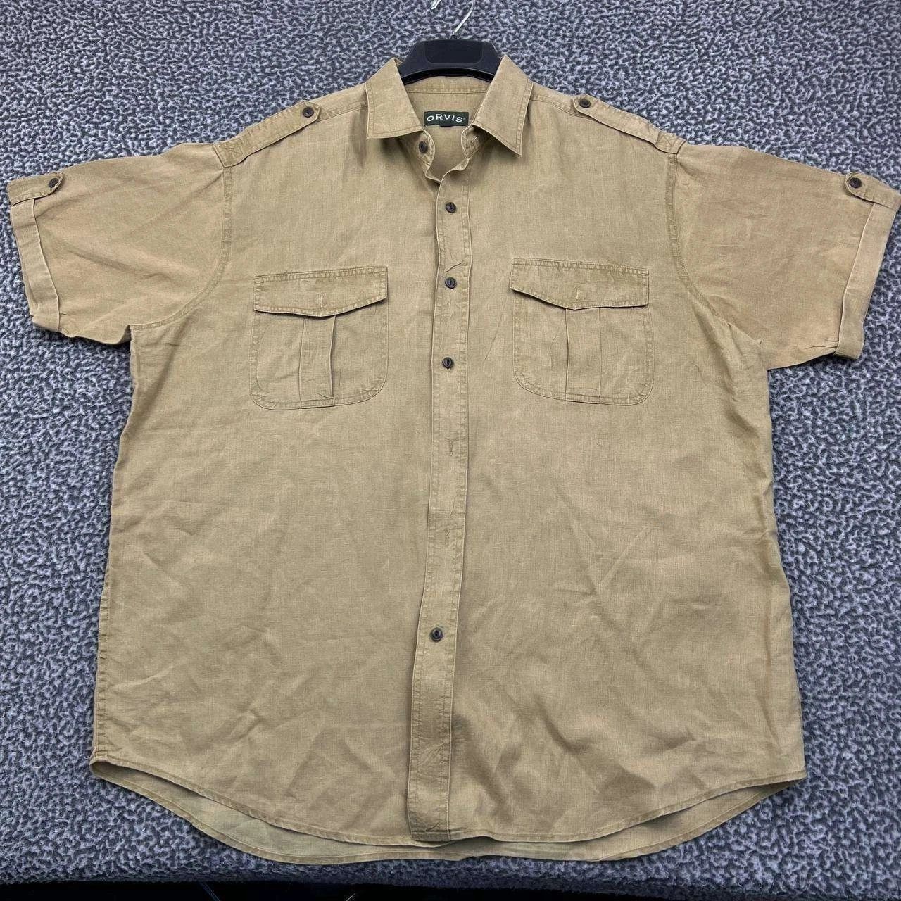 Orvis Orvis Button Up Shirt Men Plain Short Sleeve Collared XL Size US XL / EU 56 / 4 - 1 Thumbnail