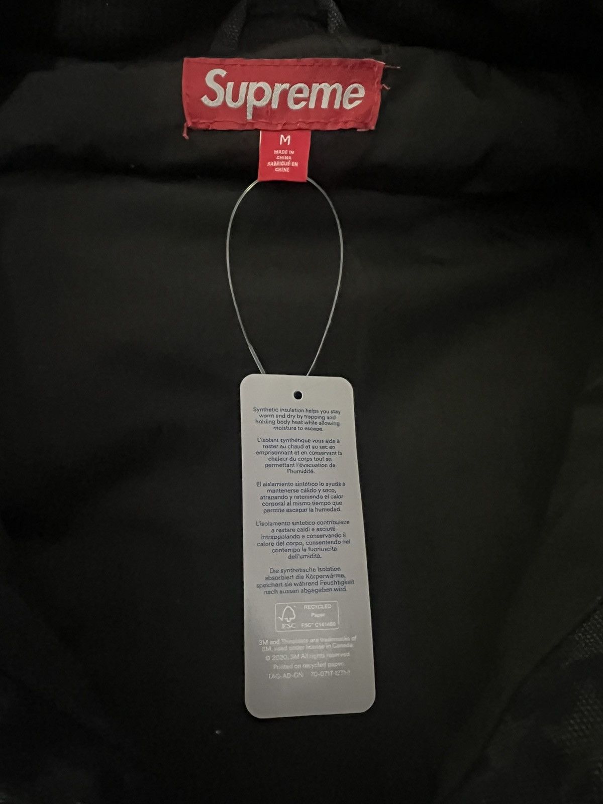 Supreme Supreme flag quilted hooded work jacket Size US M / EU 48-50 / 2 - 5 Thumbnail