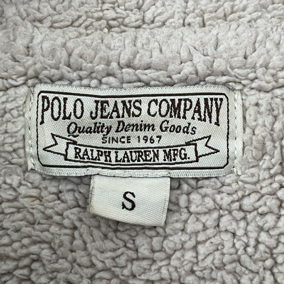 Polo Ralph Lauren × Vintage Vintage Avantgarde POLO JEANS C.O. Brown Wool Sherpa M100 Size S / US 4 / IT 40 - 8 Thumbnail