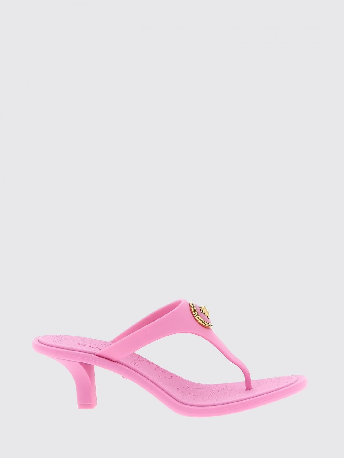 Versace Versace Heeled Sandal Woman Pink Size US 8 / IT 38 - 1 Thumbnail