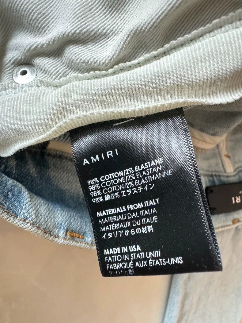 Amiri Amiri Rainbow Hole Jeans Size US 29 - 8 Thumbnail