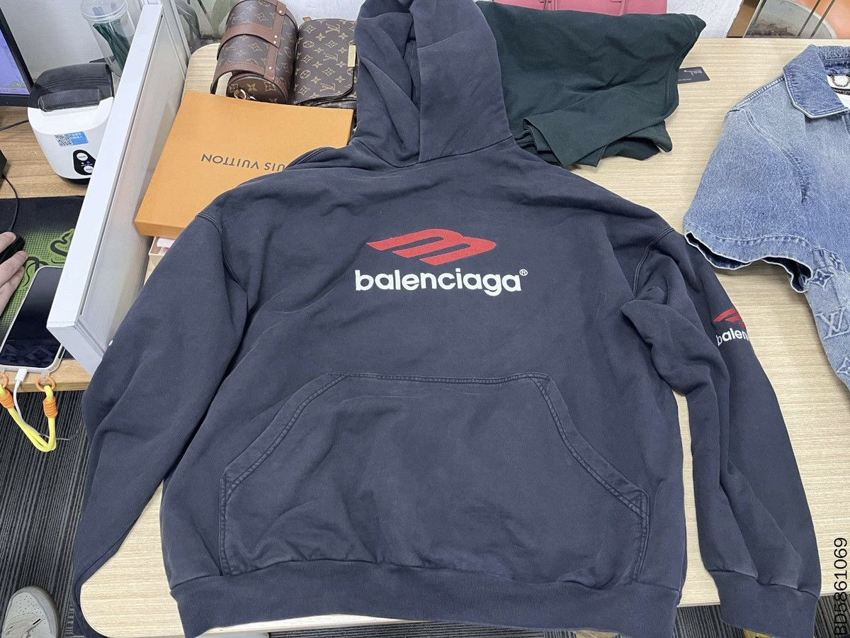 Balenciaga Balenciaga 23FW logo Sweatshirt size4 Size US XL / EU 56 / 4 - 3 Thumbnail