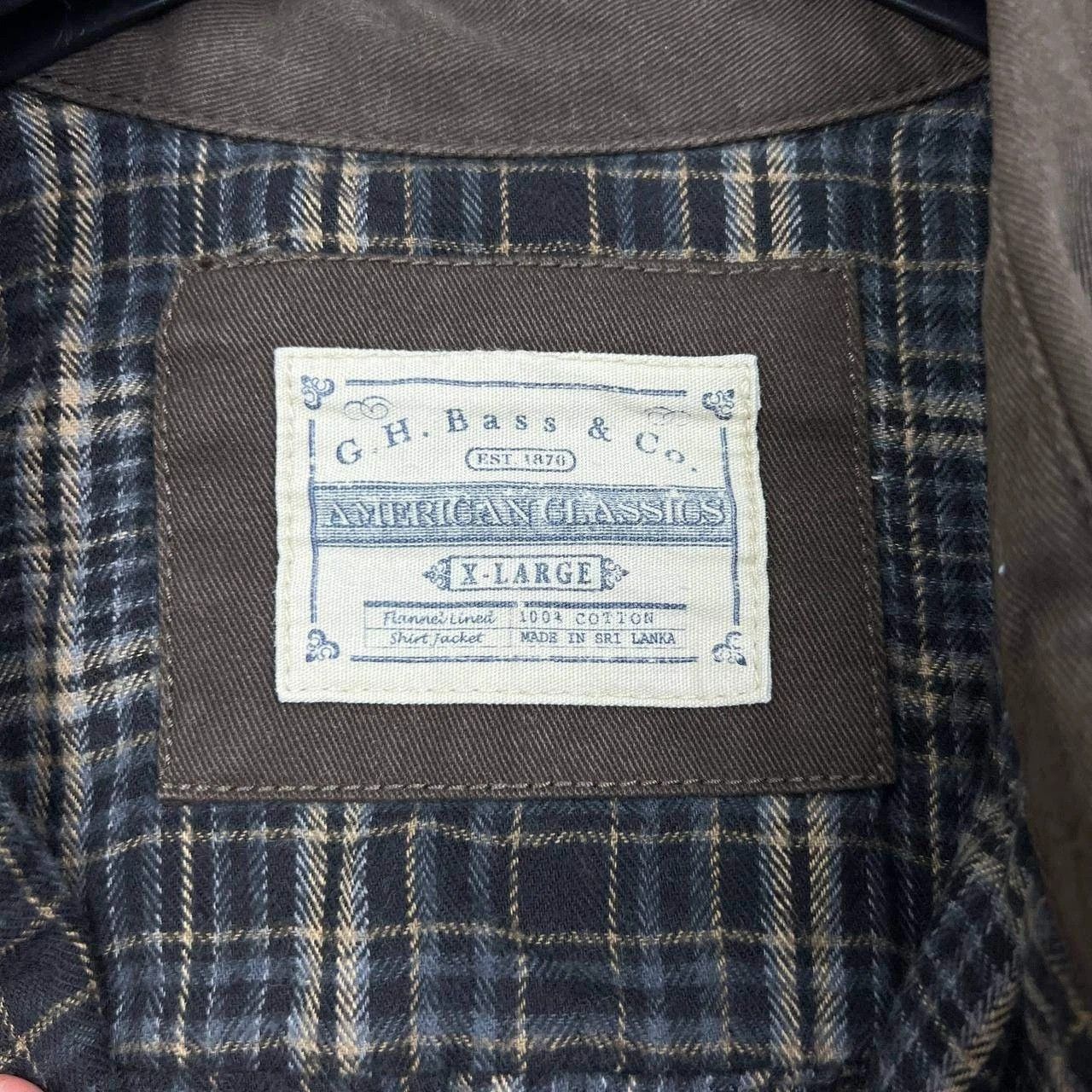 G.H. Bass & Co. G.H. Bass & Co. Shacket Men Flannel Plaid Button Up XL Size US XL / EU 56 / 4 - 6 Thumbnail