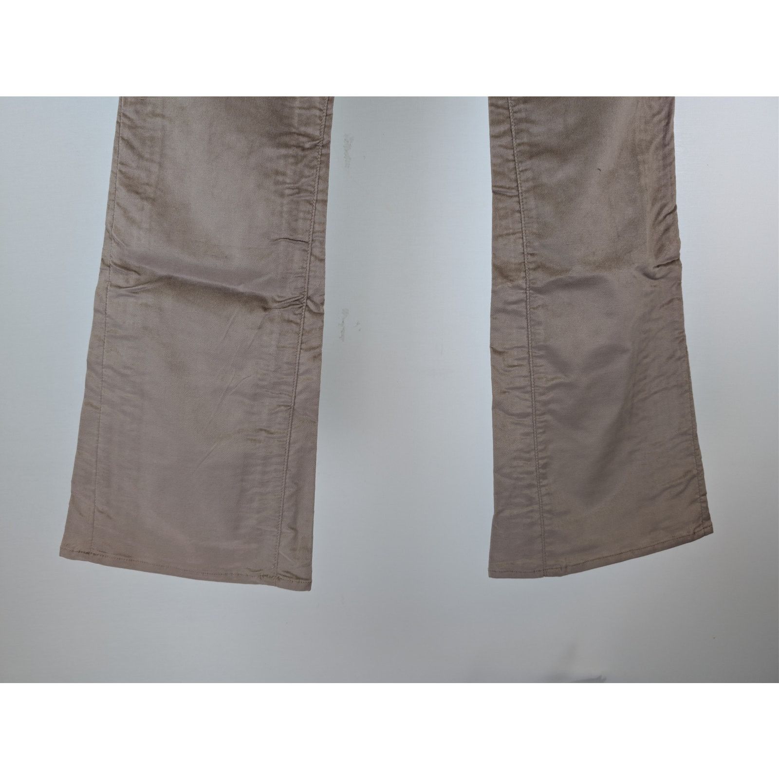 Amiri o1rshd1 Velour Flare Stack Pants in Sand Size US 33 - 14 Thumbnail