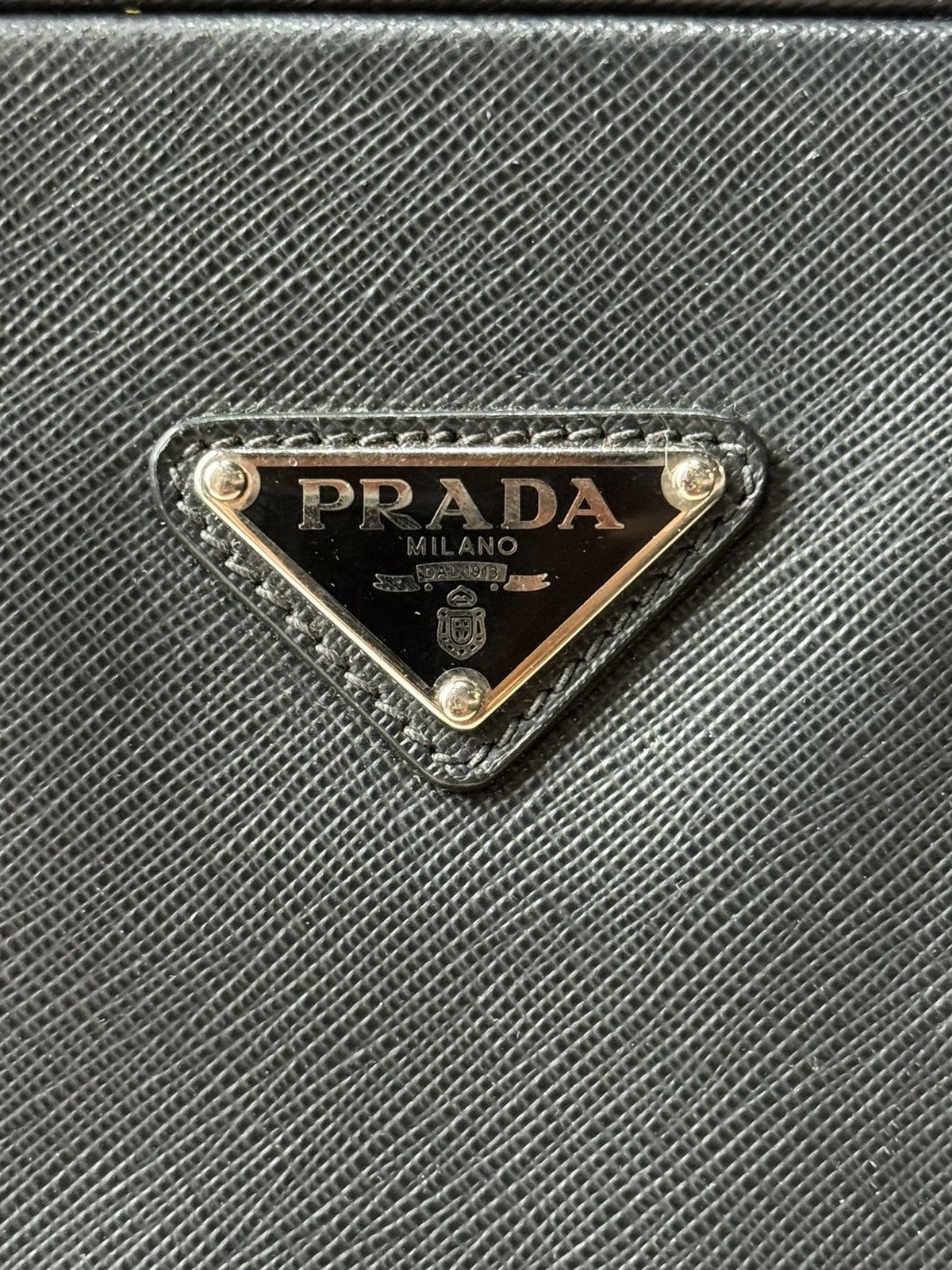 Prada Prada Black Saffiano Business Bag Size ONE SIZE - 3 Thumbnail