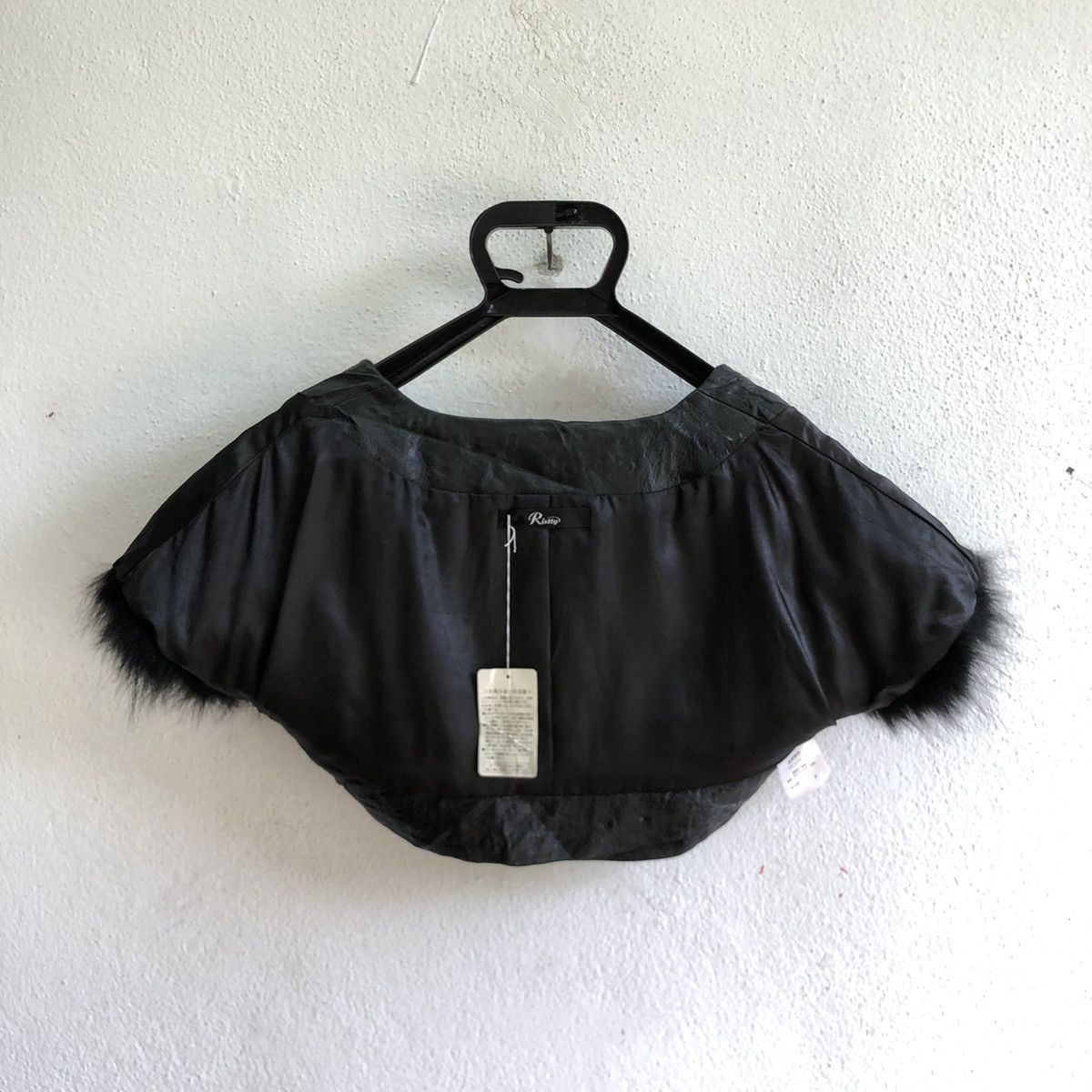 Japanese Brand RISTTY raccon fur crop jacket Size S / US 4 / IT 40 - 5 Thumbnail