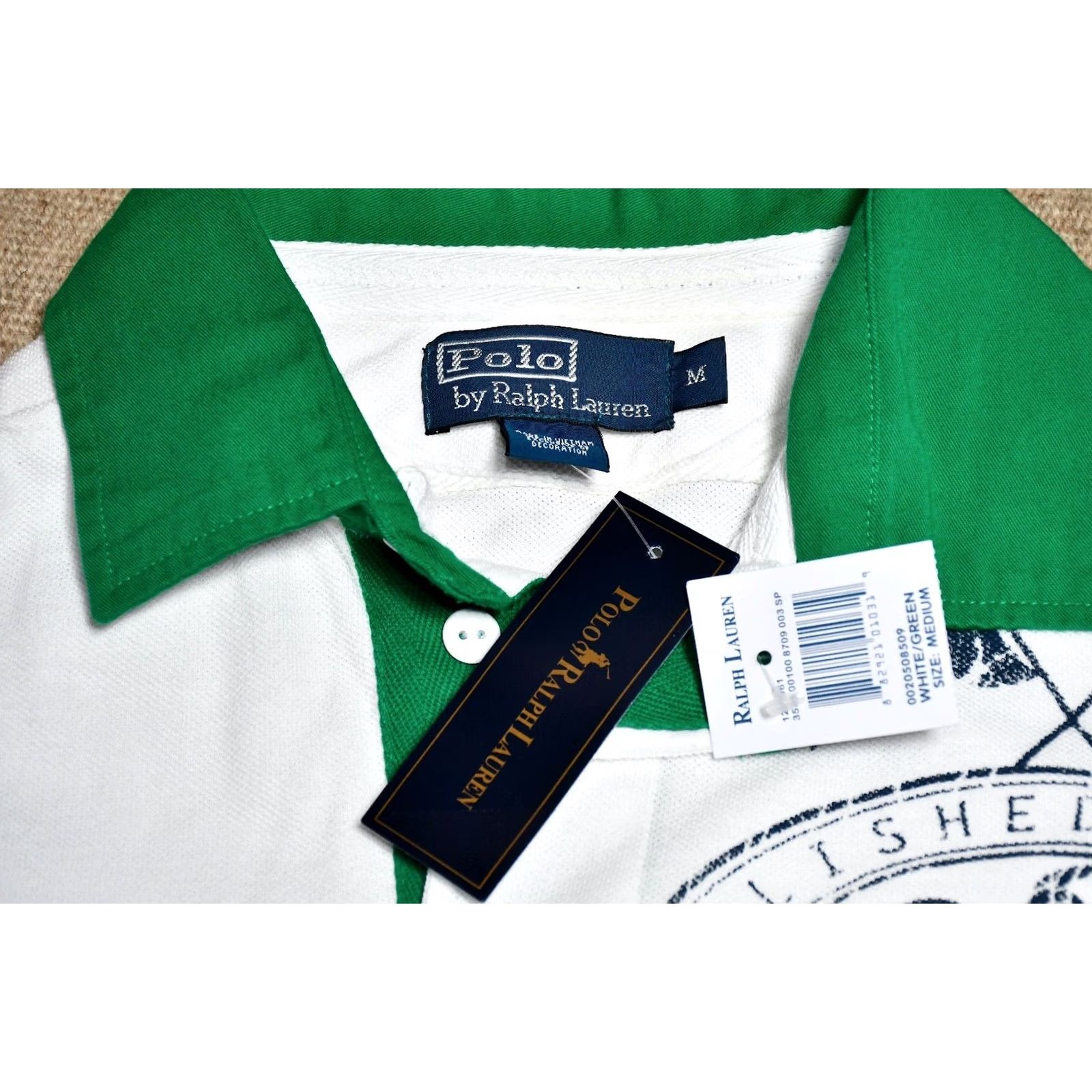 Polo Ralph Lauren Polo Ralph Lauren Shirt Mens M Chest 57cm 22.44in Back Length 78cm 30.71in Multicolor Cotton Short Sleeve Polo Shirt Size US M / EU 48-50 / 2 - 8 Thumbnail