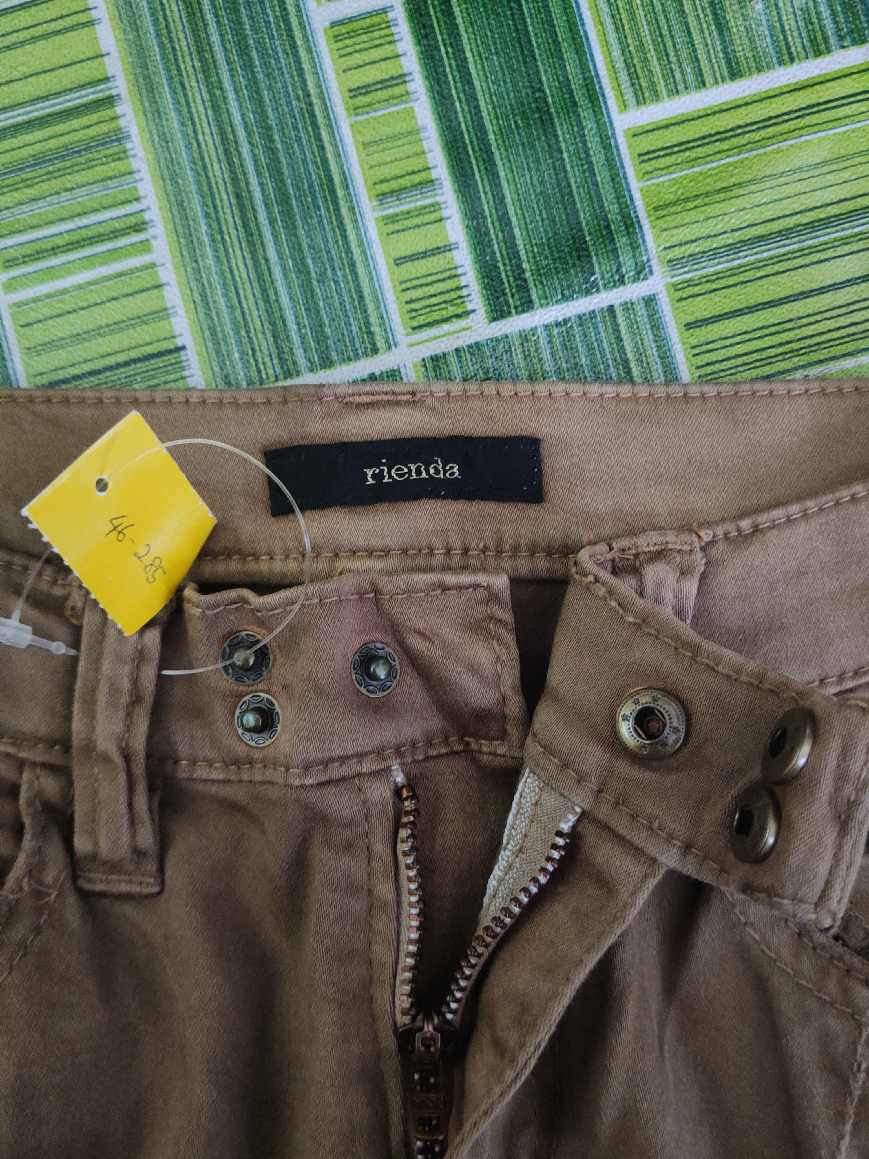 Japanese Brand DL Rienda Beige Multipocket Cargo Pants #46-285T Size 27" / US 4 / IT 40 - 15 Thumbnail