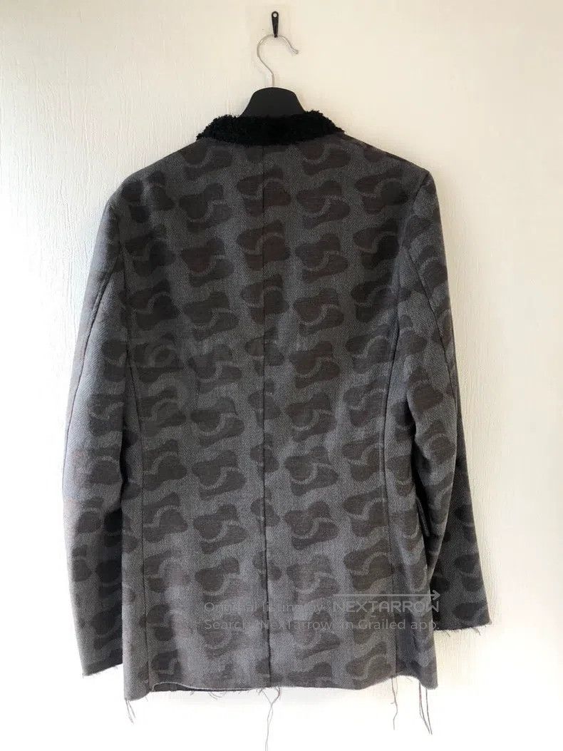 Comme des Garcons Comme des Garcons Totem Pattern Furry Collar Jacket Size US S / EU 44-46 / 1 - 7 Thumbnail
