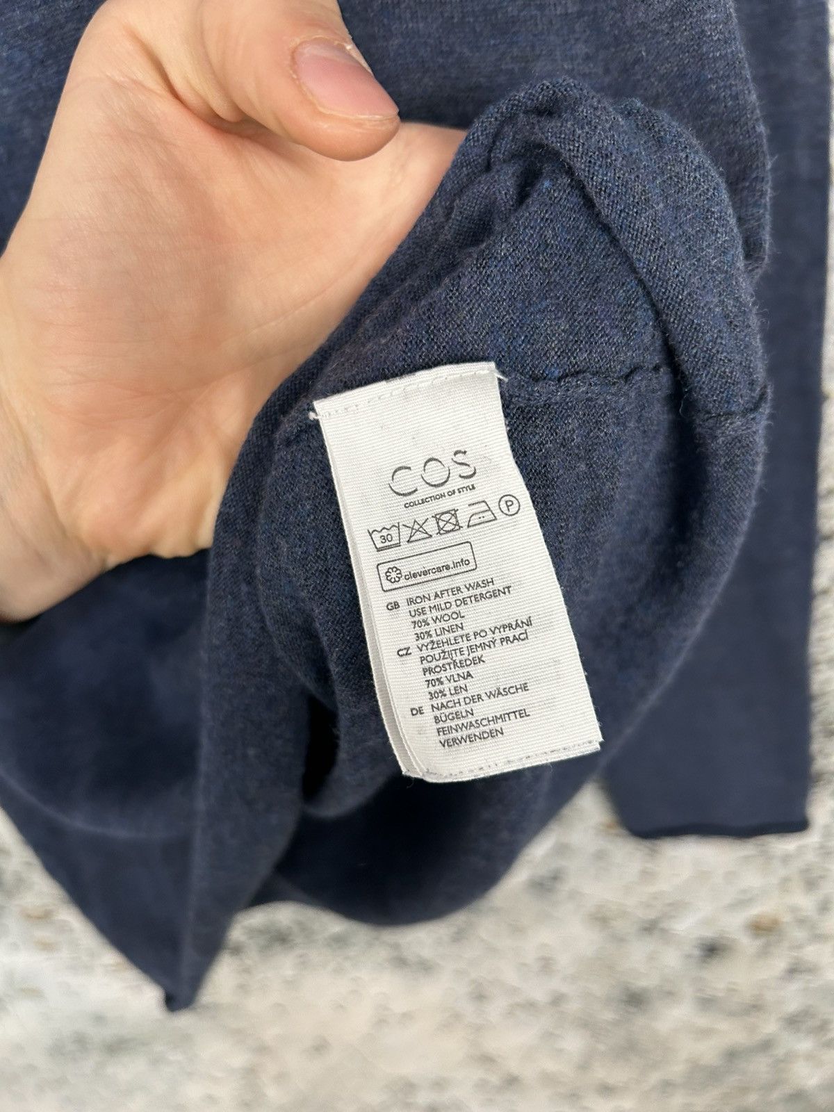 Cos Cos Avant Garde Wool Linen Sweater Designer Minimalist Size US M / EU 48-50 / 2 - 6 Thumbnail