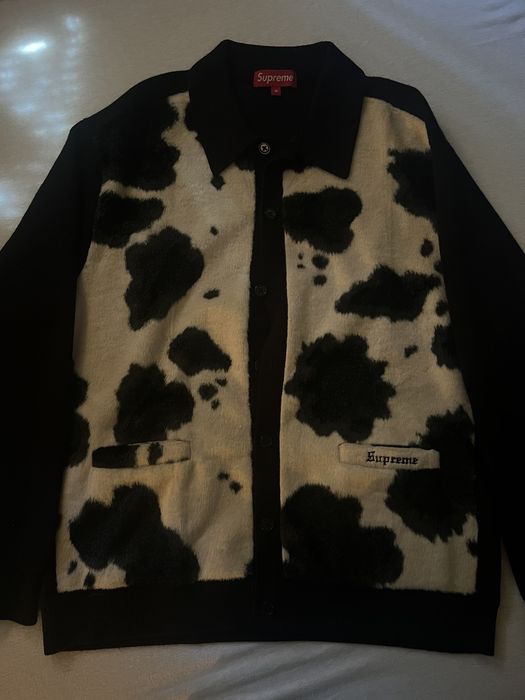 Supreme Supreme Cow Print Cardigan | Grailed