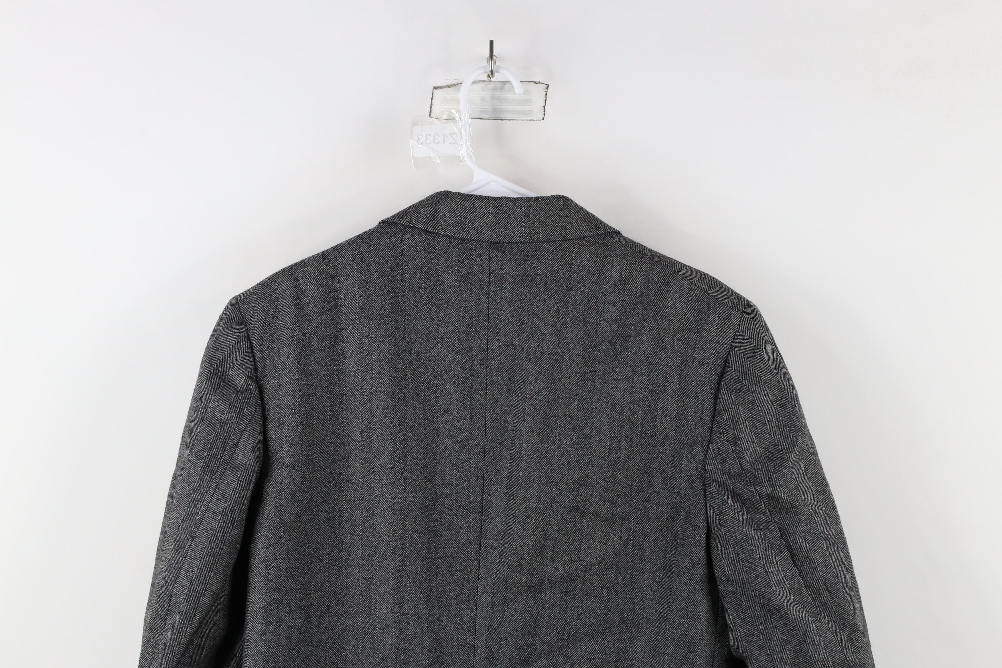 Hickey Freeman × Vintage Vintage 70s Hickey Freeman Overcoat Jacket Gray USA Size US XXL / EU 58 / 5 - 15 Thumbnail