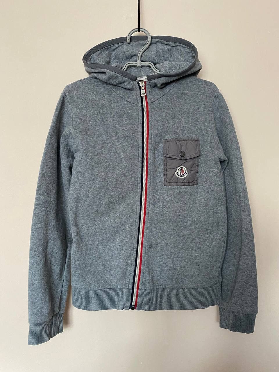 Moncler 🔥 Moncler Nylon Pocket Zip Up Hoodie Size US XXS / EU 40 - 1 Thumbnail