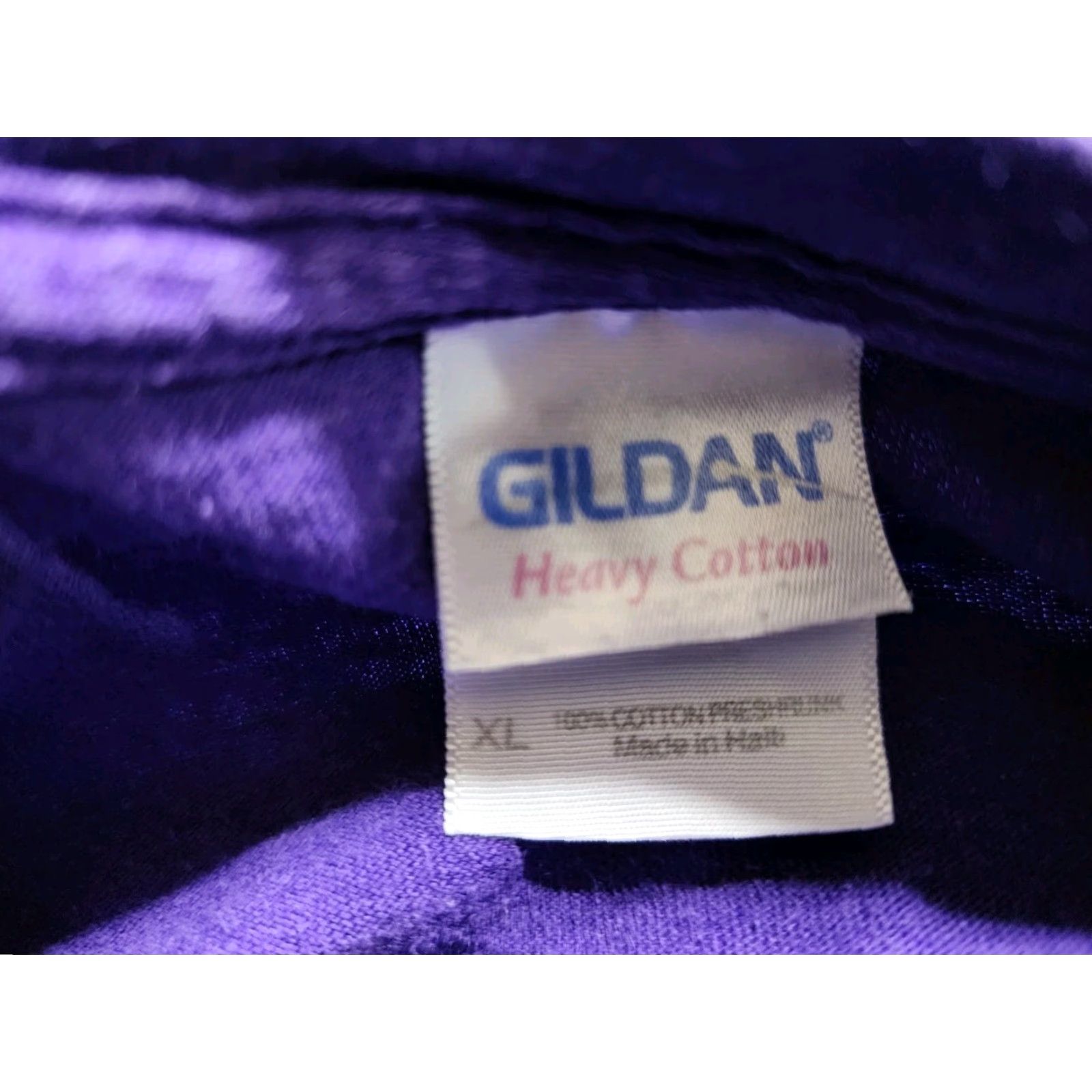 Gildan VINTAGE Gildan T-Shirt 90s Embroidered New Orleans French Quarter XL Purple Mens Size US XL / EU 56 / 4 - 6 Thumbnail