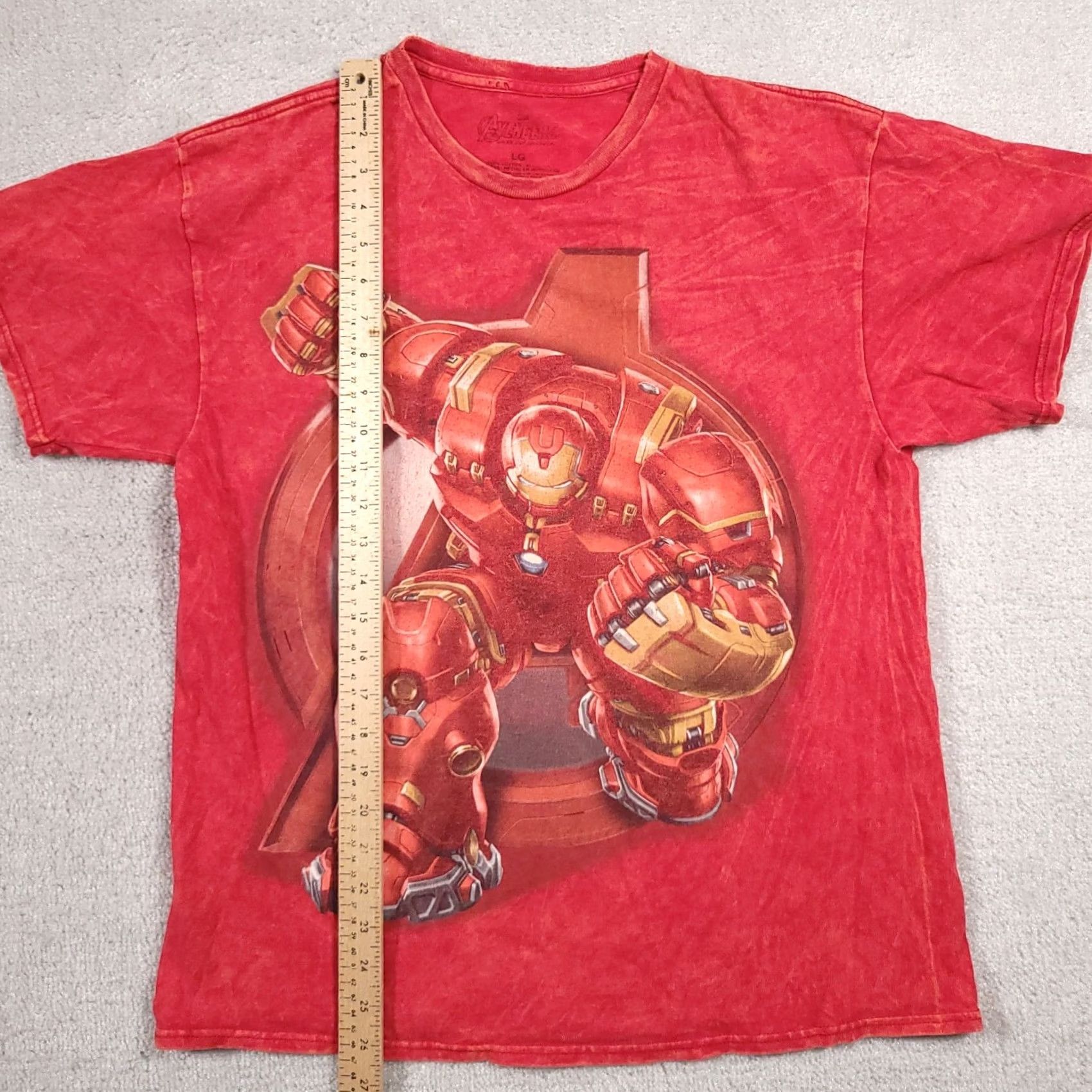 Vintage VINTAGE Marvel Avengers T Shirt Mens L Red Iron Man Short Sleeve Graphic Tie-Dye Size US L / EU 52-54 / 3 - 6 Thumbnail