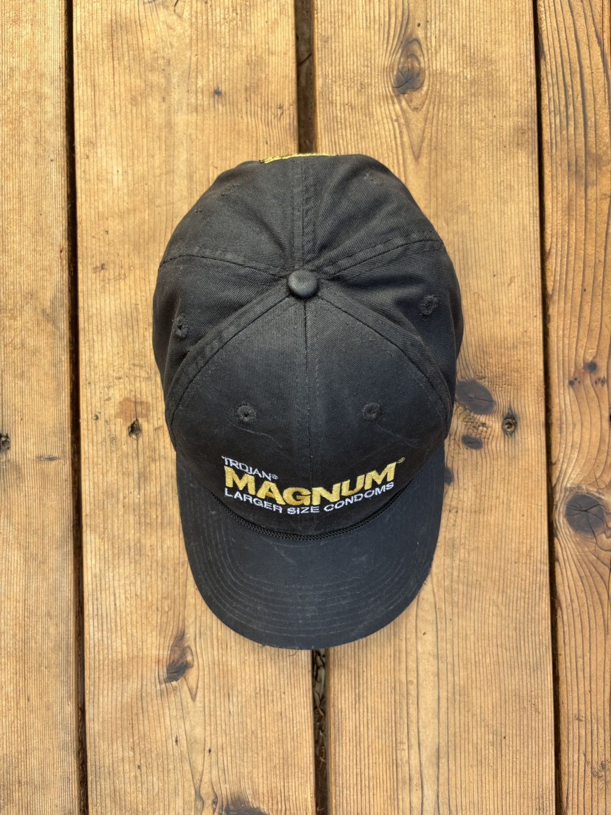 Vintage Trojan™ Magnum Waxed Twill Baseball Hat Size ONE SIZE - 5 Thumbnail