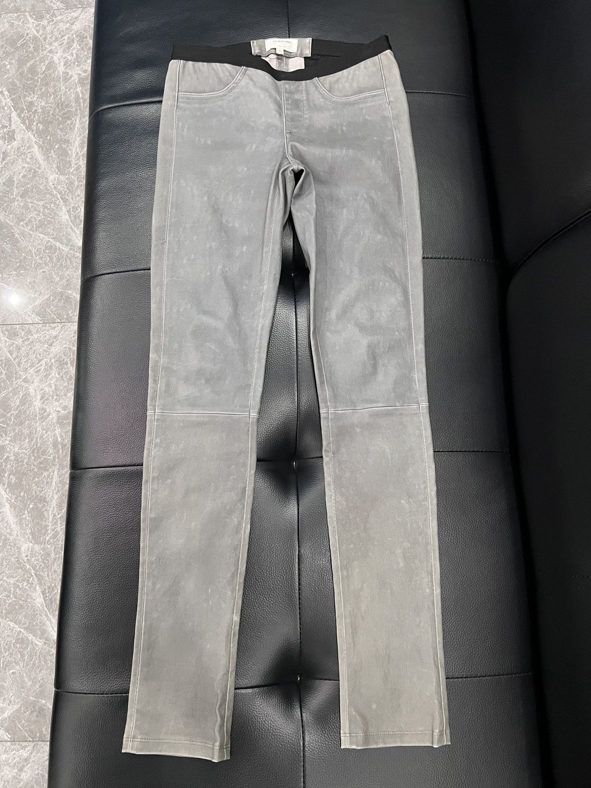 Helmut Lang Helmut Lang Stretch Lambskin Leather Pants Size US 28 / EU 44 - 1 Thumbnail