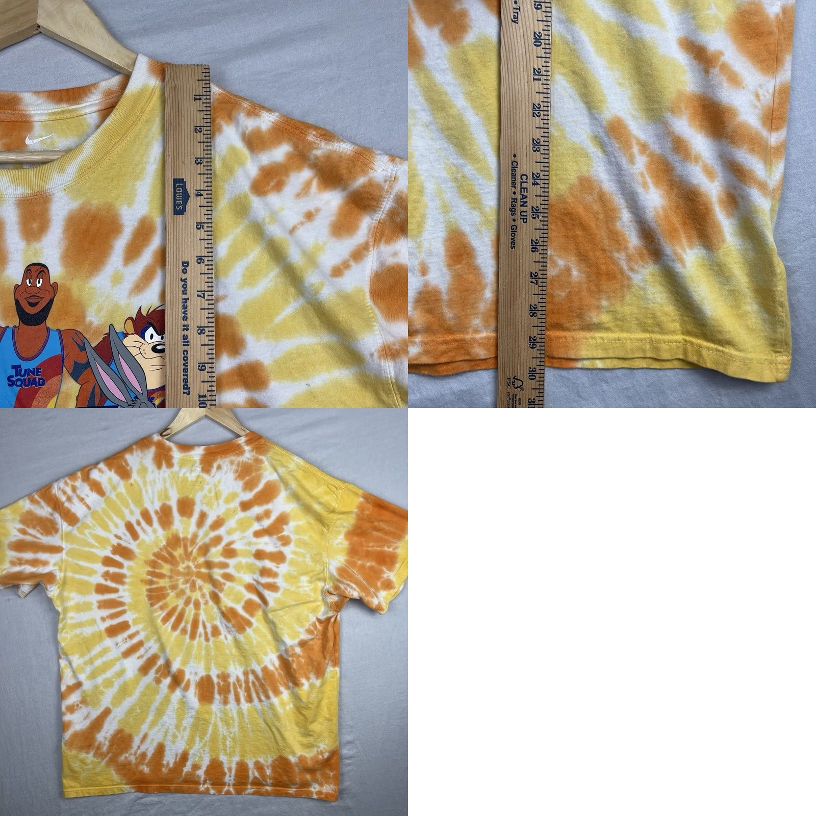 Nike Nike Space Jam Shirt Mens XL T-Shirt Orange Crew Neck Graphic Print Tune Squad Bugs Bunny Daffy Duck Tweety LeBron James A New Legacy 90s Retro Sports Size US XL / EU 56 / 4 - 8 Thumbnail