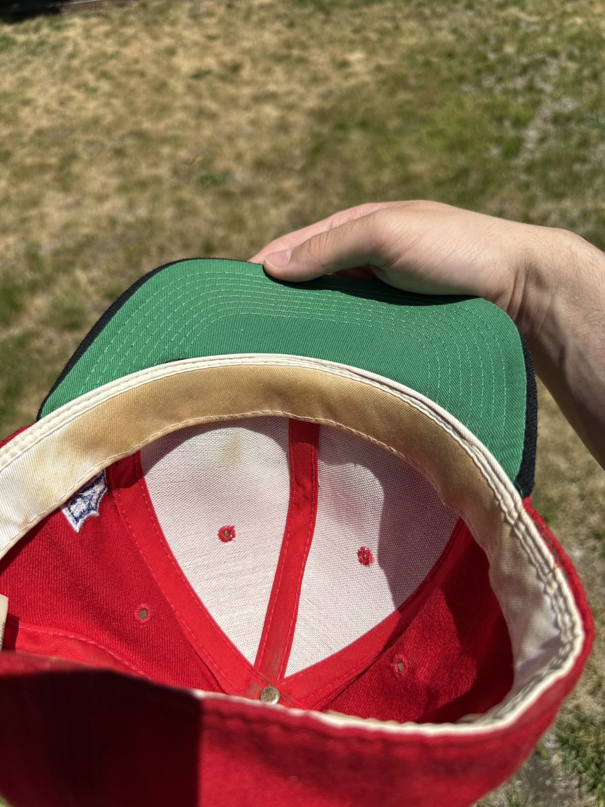 Sports Specialties × Vintage Vintage San Francisco 49ers Sport Specialties Script Hat Size ONE SIZE - 7 Thumbnail