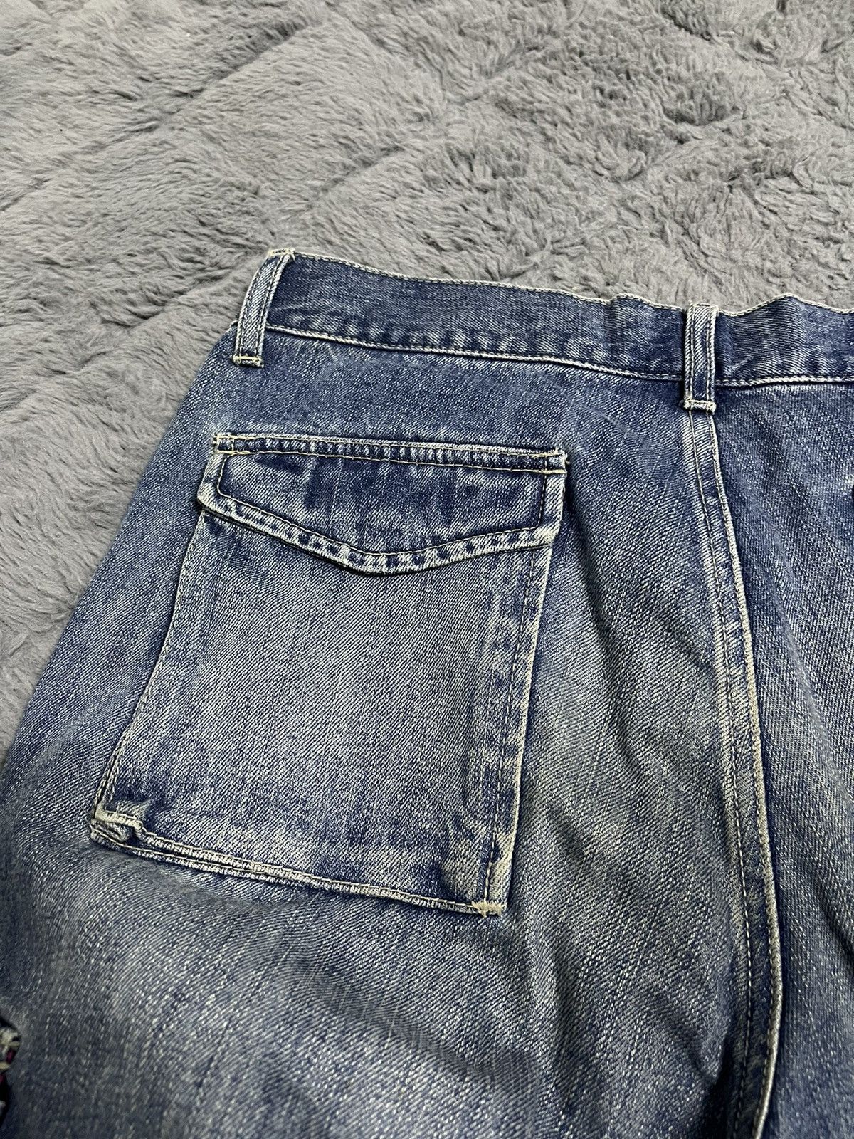 Stussy × Vintage Vintage Stussy Half Pants Denim Size US 33 - 6 Thumbnail
