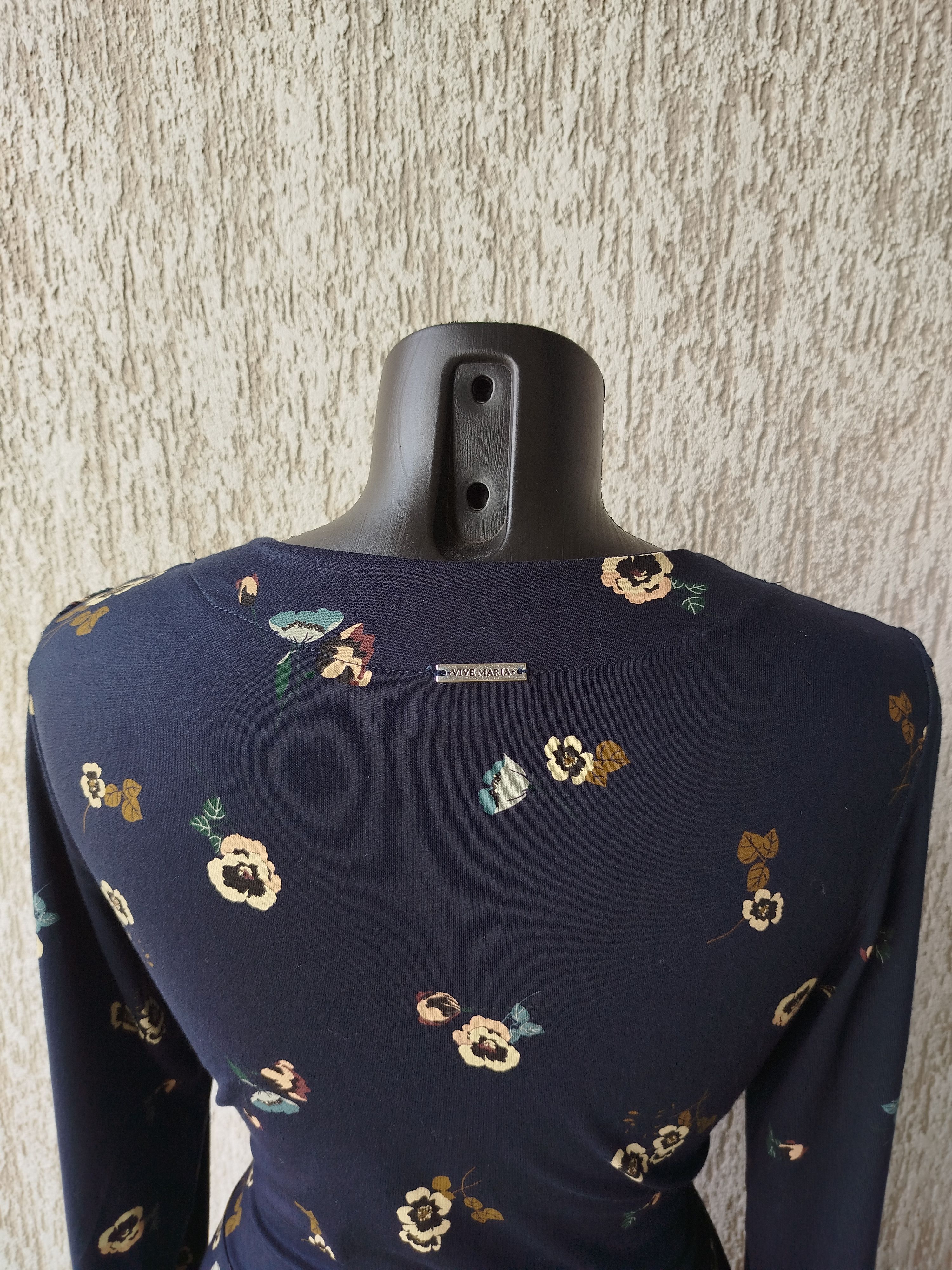 Hysteric Glamour VIVE MARIA Dress Midi Floral Wrap Romantic Navy Size M Size M / US 6-8 / IT 42-44 - 7 Thumbnail