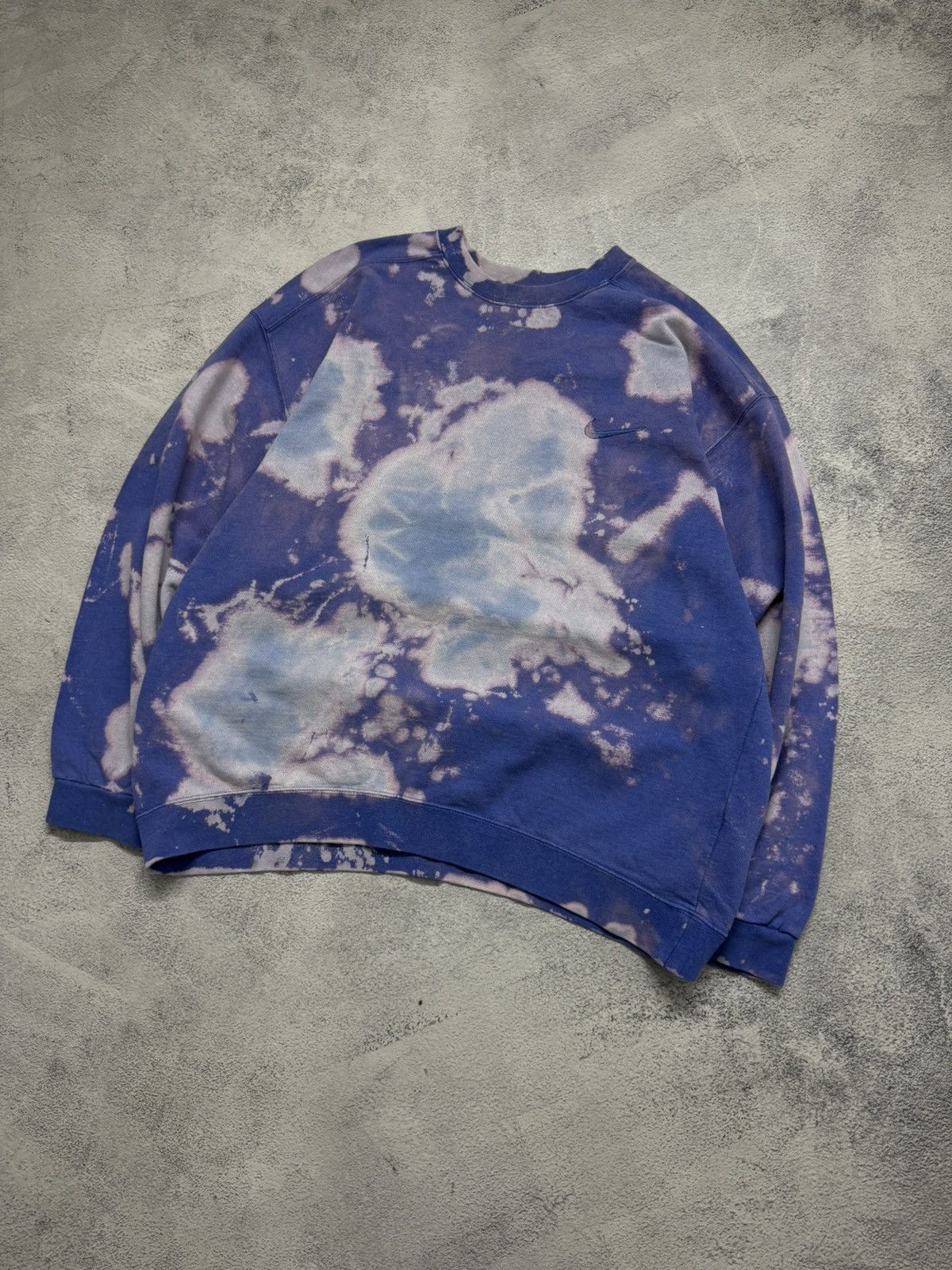 Nike Vintage Y2k Custom Nike Mini Swoosh Sweatshirt Faded 90’s Size US XL / EU 56 / 4 - 5 Thumbnail