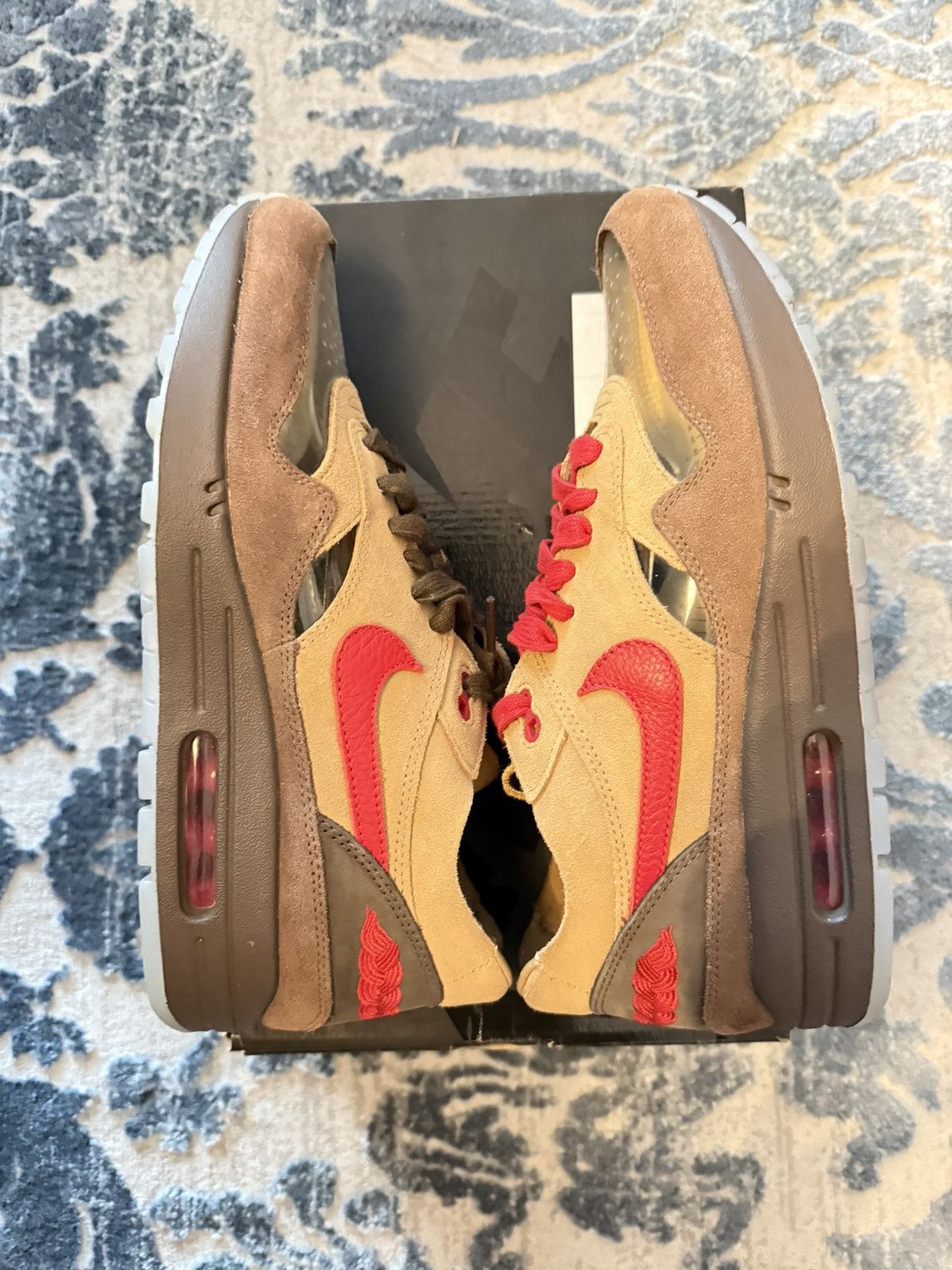 CLOT × Nike Nike Air Max 1 / CLOT “Kiss Of Death CHA” Size US 8.5 / EU 41-42 - 4 Thumbnail