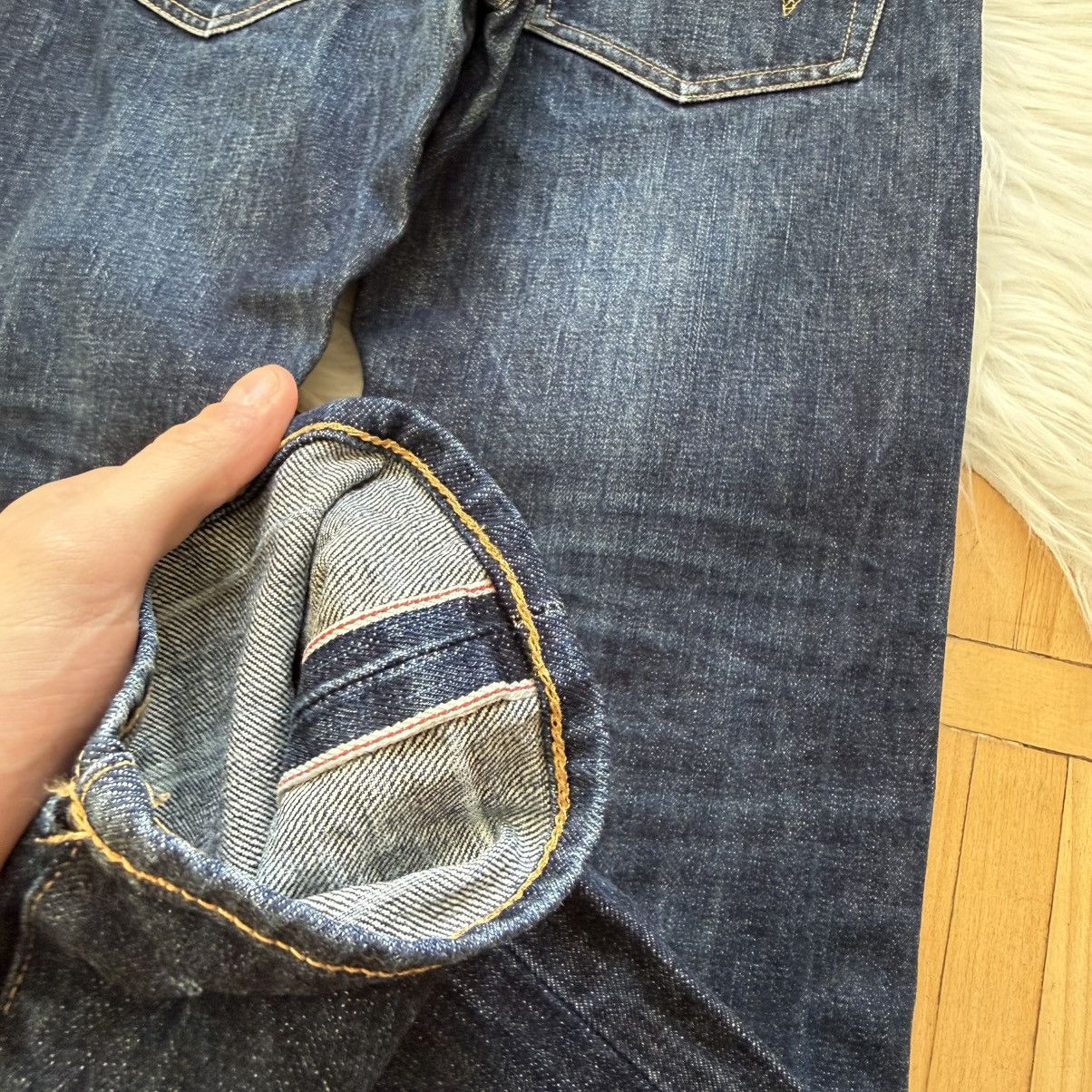 Edwin 📌 Crazy Edwin Japan Selvedge Denim Washed Jeans Size US 29 - 5 Thumbnail