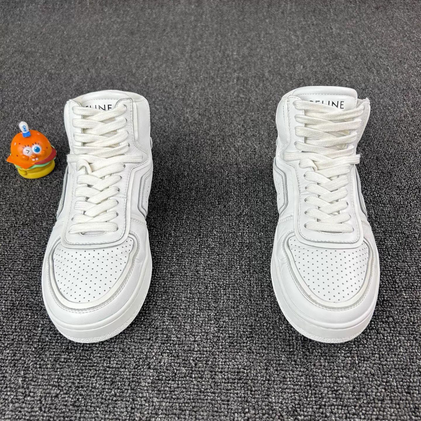 Celine Celine High-Top White Sneakers 37 Size US 6.5 / IT 36.5 - 2 Thumbnail