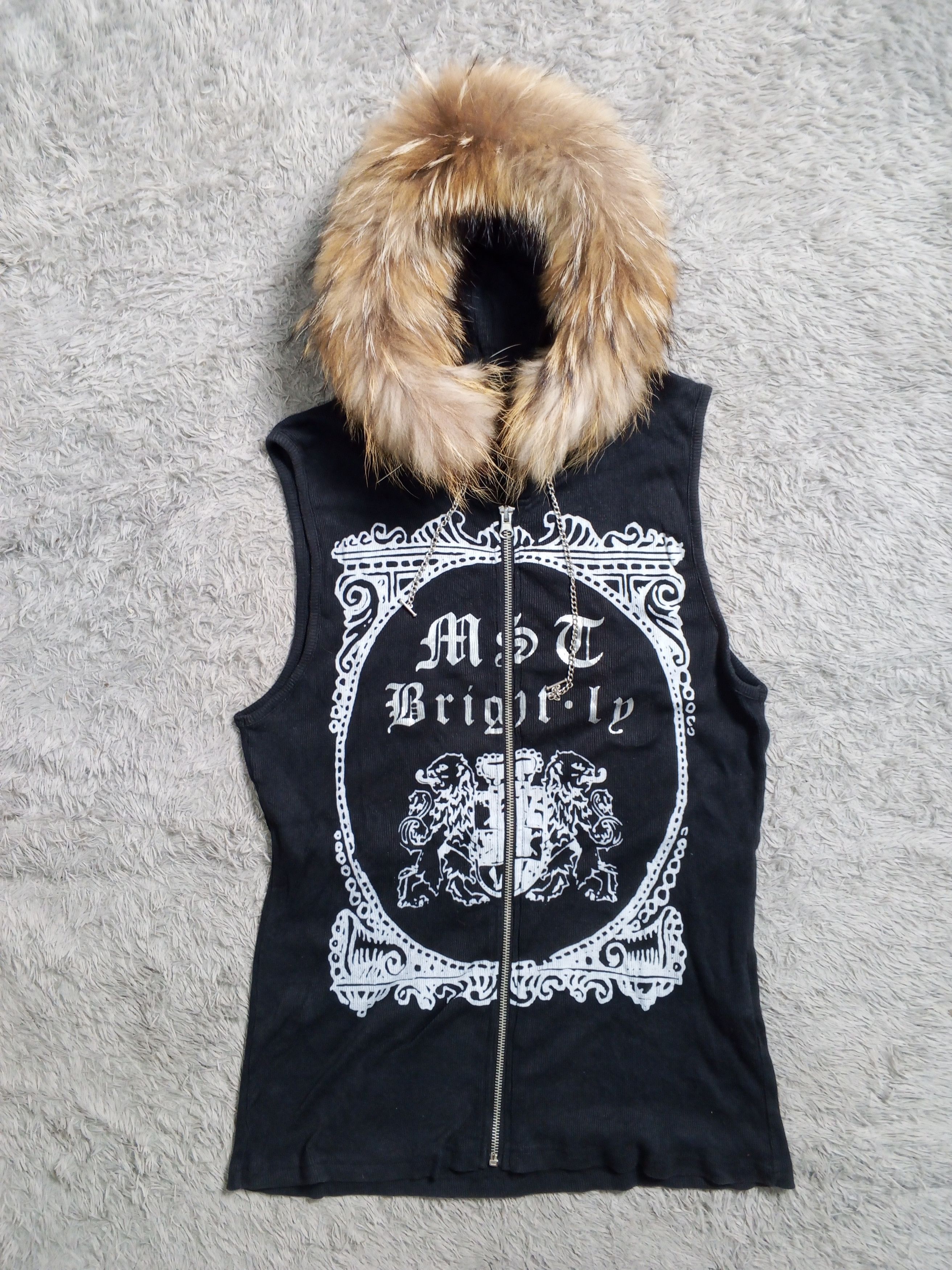 In The Attic Faux Faur Chain Style In The Attic Japan 2000 Y2k Size US L / EU 52-54 / 3 - 1 Thumbnail
