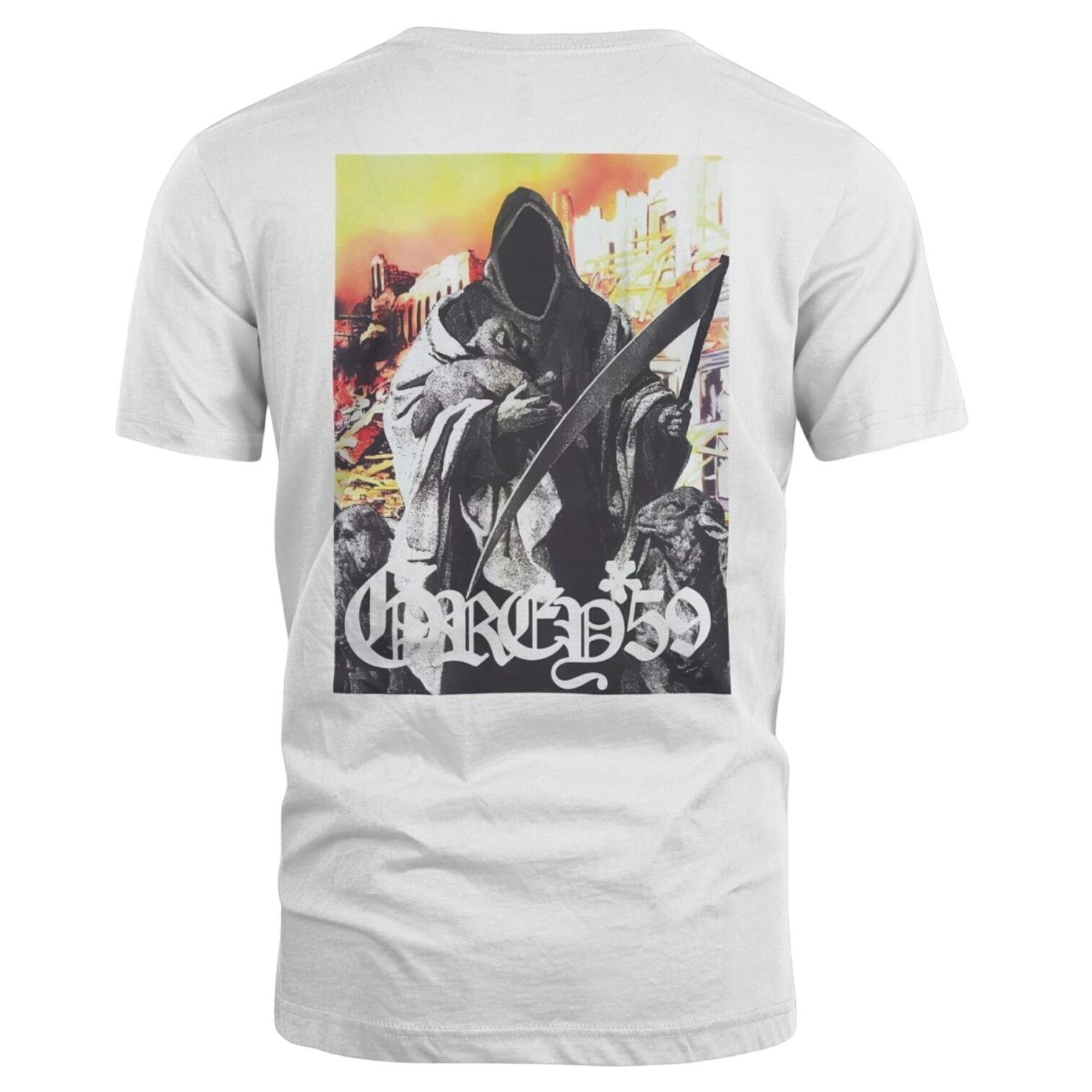 G59 Records G59 Reaper Pocket T-Shirt in White, Size M Size US M / EU 48-50 / 2 - 1 Thumbnail