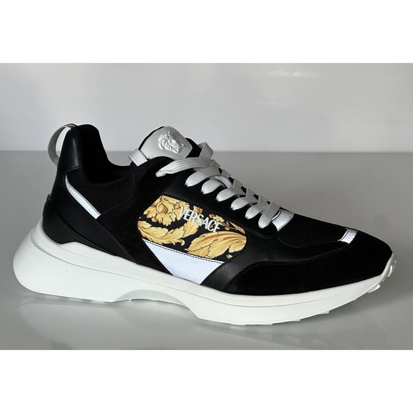Versace Versace Medusa Men’s Black/Gold Sneakers 12 US 1011942 Size US 12 / EU 45 - 2 Thumbnail