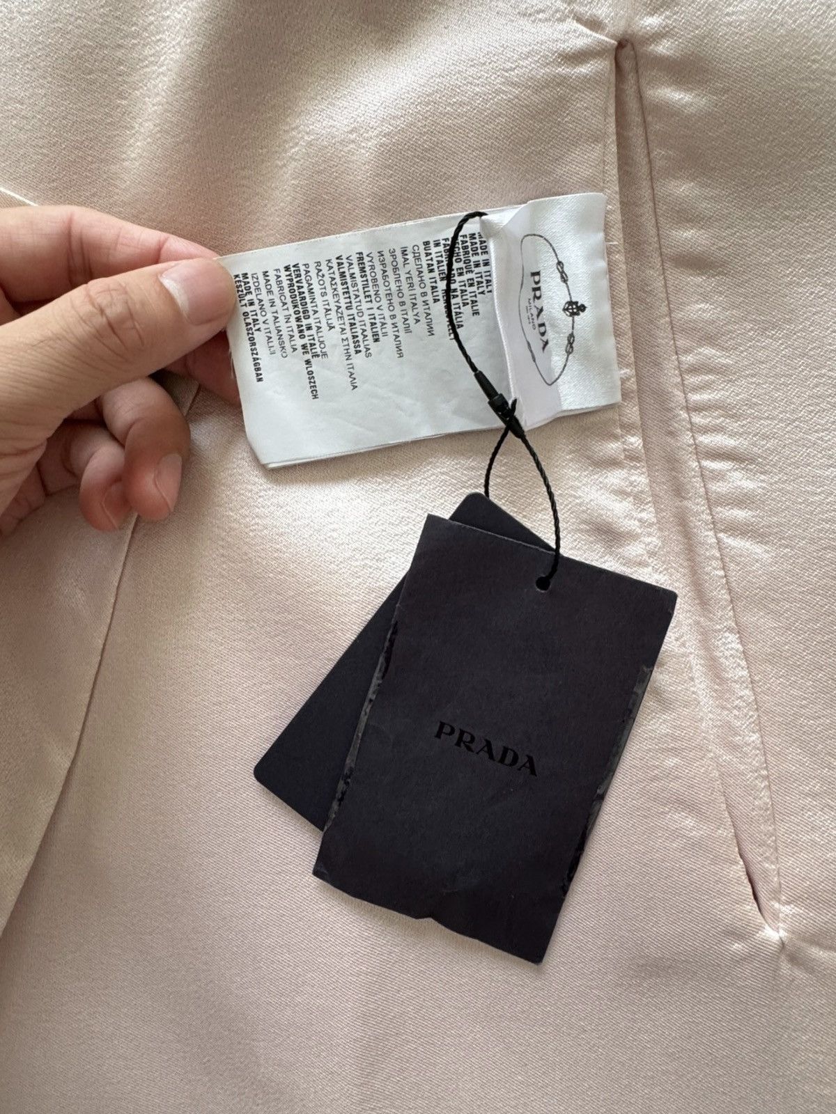 Prada runway cape