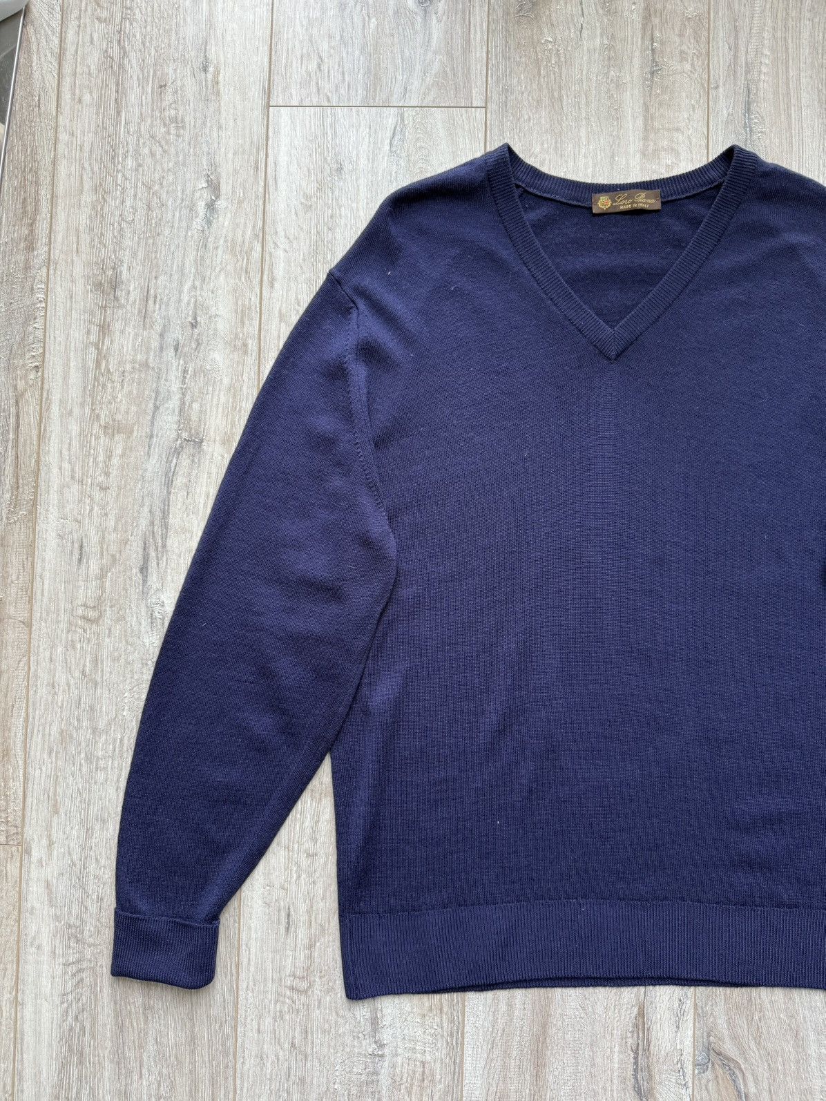 Loro Piana Loro Piana 100% Wool V neck pullover Size US L / EU 52-54 / 3 - 5 Thumbnail