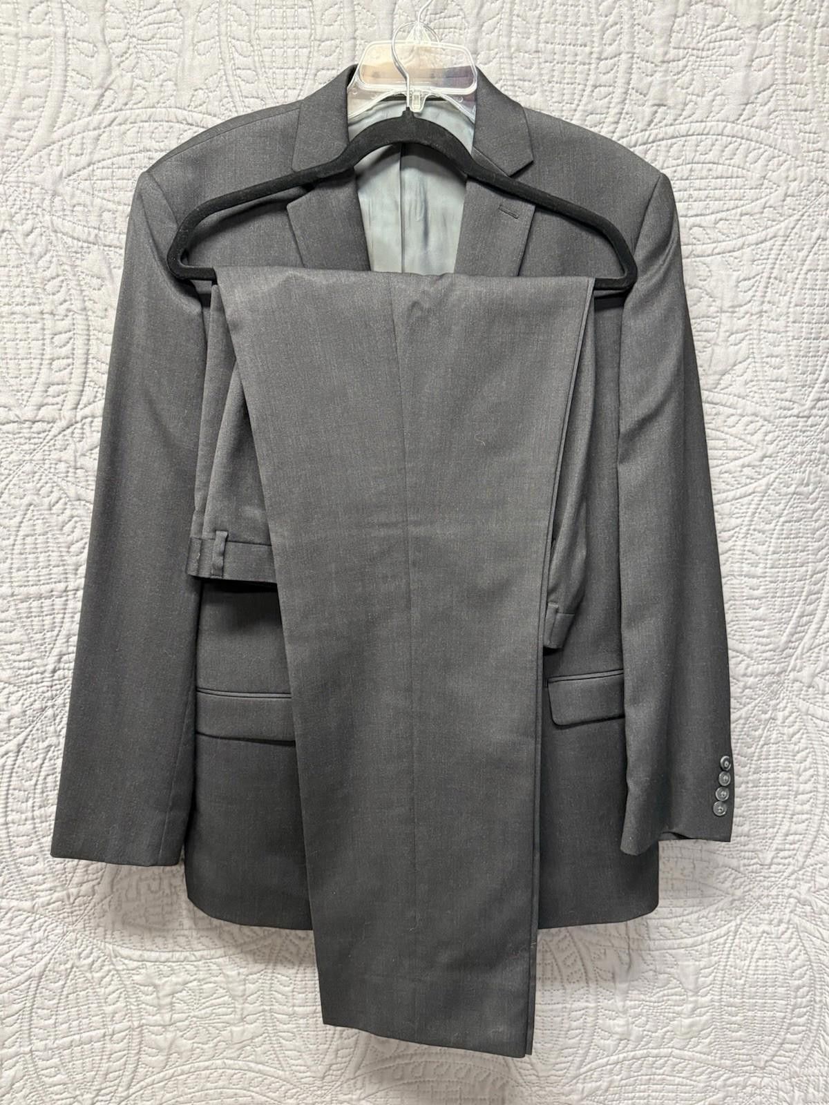 Calvin Klein Men's Suit Sport Coat Blazer 100% Wool Sz 42L
