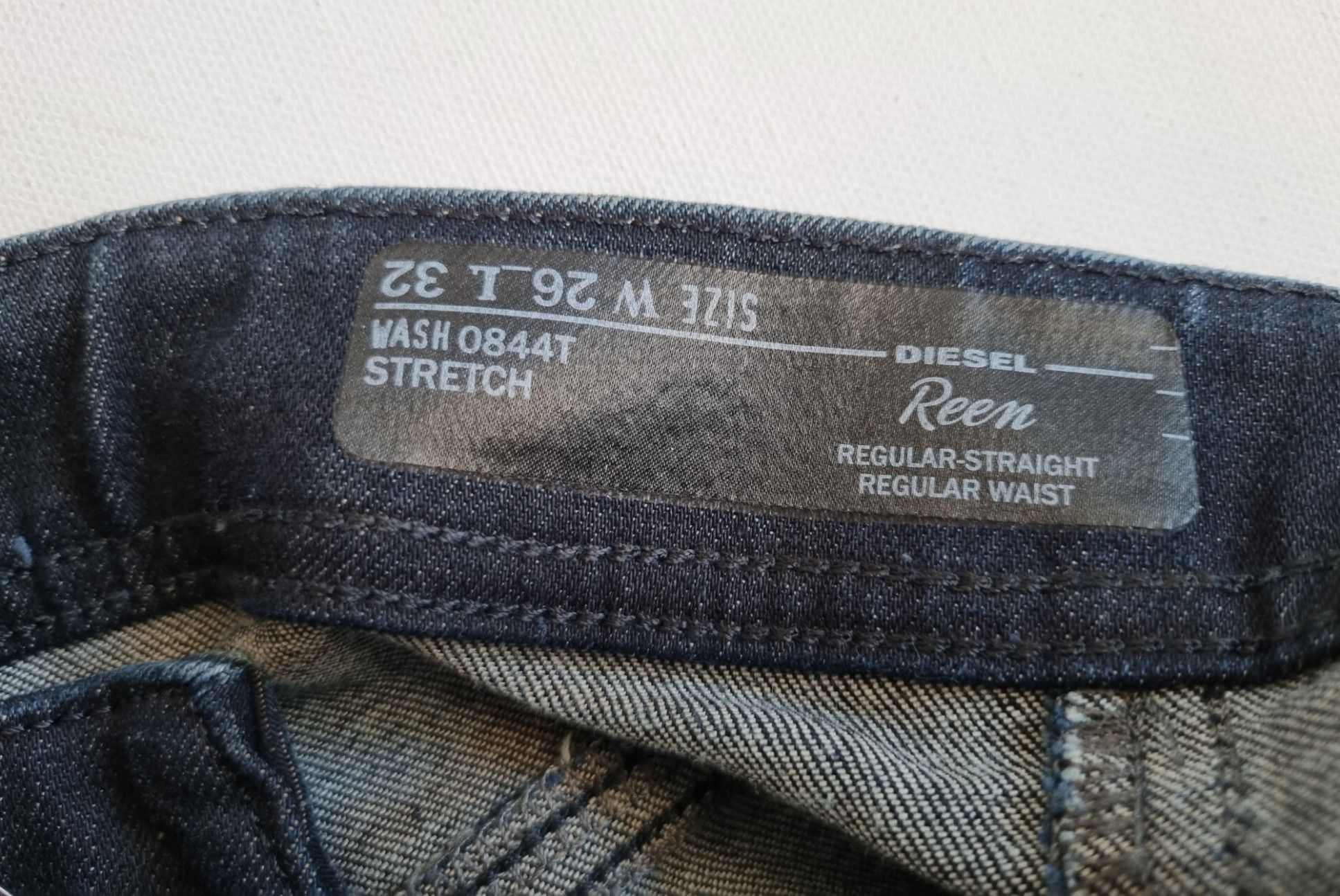 Diesel Diesel Reen 0844T Stretch Jeans 26X32 Size 26" / US 2 / IT 38 - 7 Thumbnail