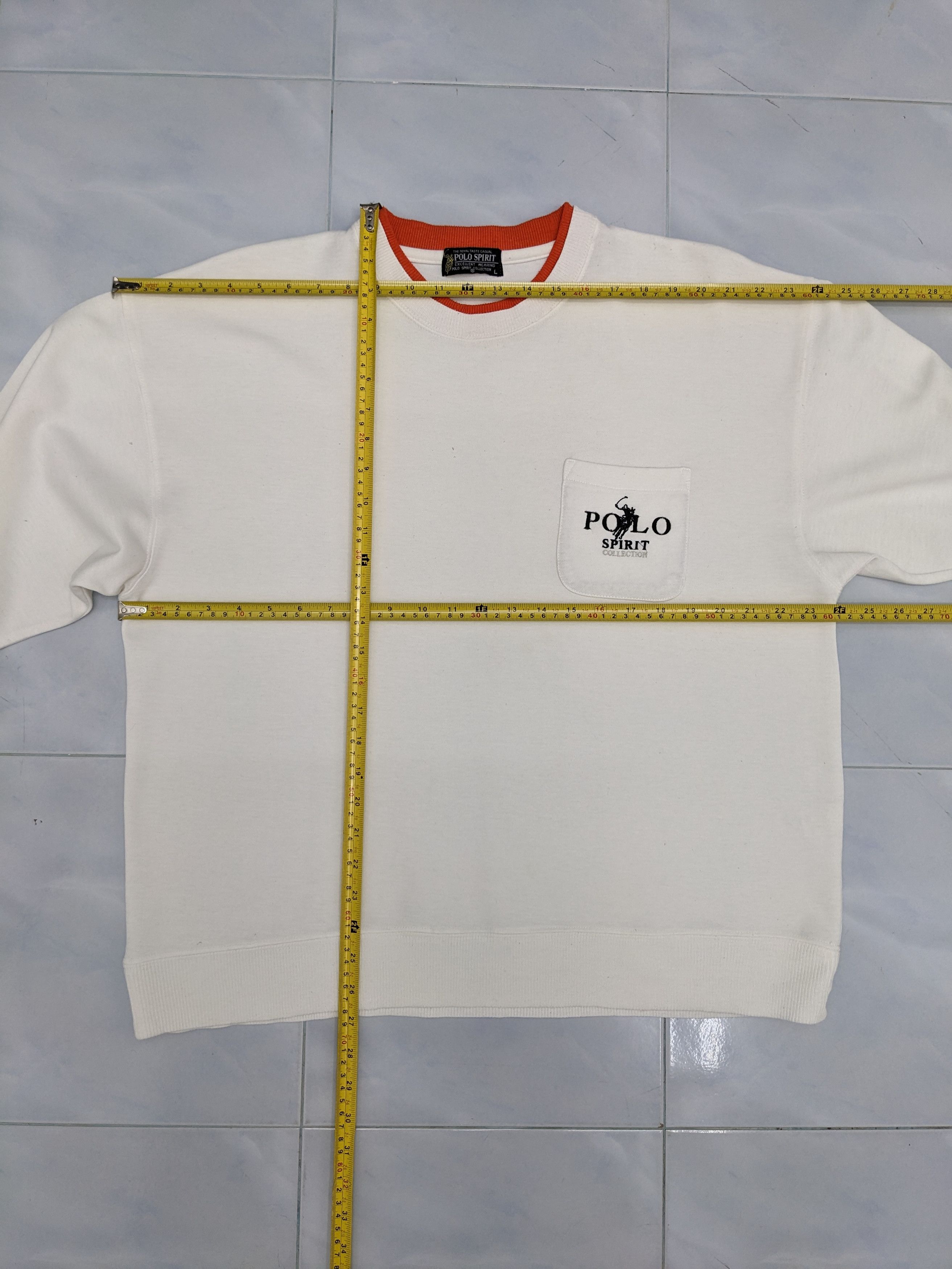 Polo Ralph Lauren Vintage POLO SPIRIT Crewneck Sweatshirt Single Pocket Size US L / EU 52-54 / 3 - 7 Thumbnail