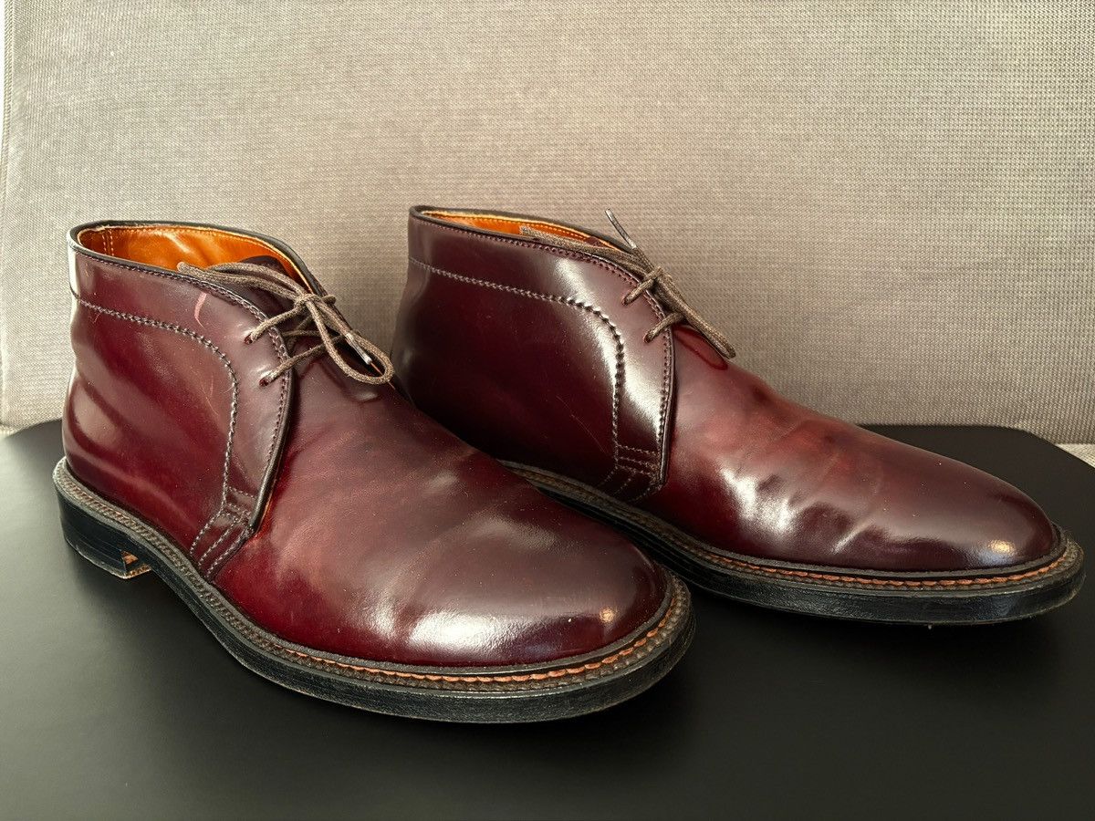 Alden Alden 7.5 Color 8 Horween Shell Cordovan Chukka Boots Size US 7.5 / EU 40-41 - 2 Thumbnail