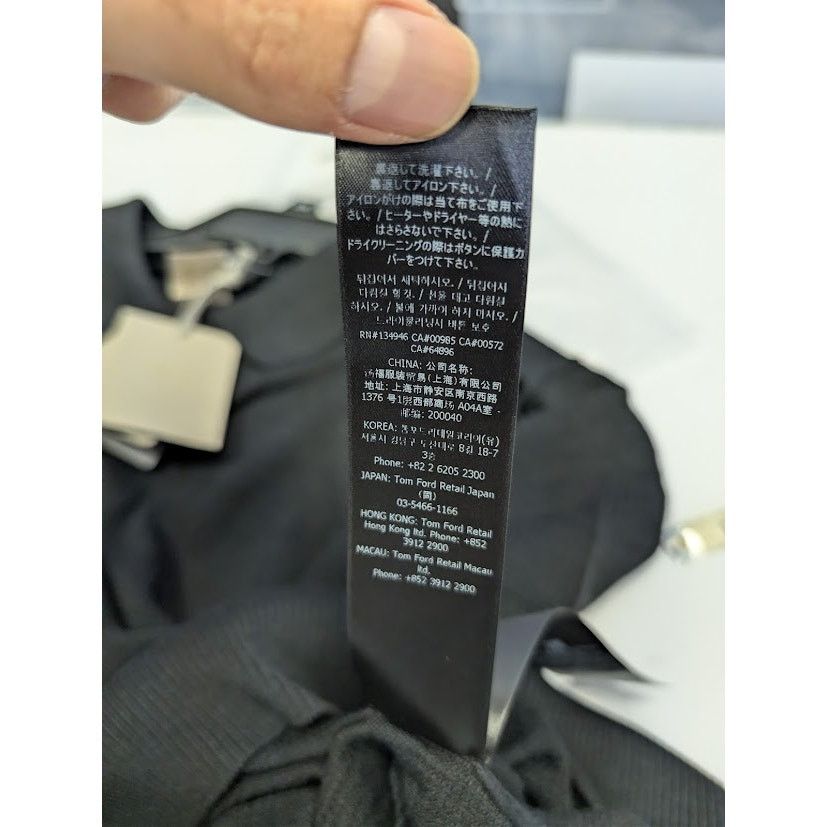Tom Ford o1rshd1 Polo Shirt in Black Size US M / EU 48-50 / 2 - 19 Thumbnail