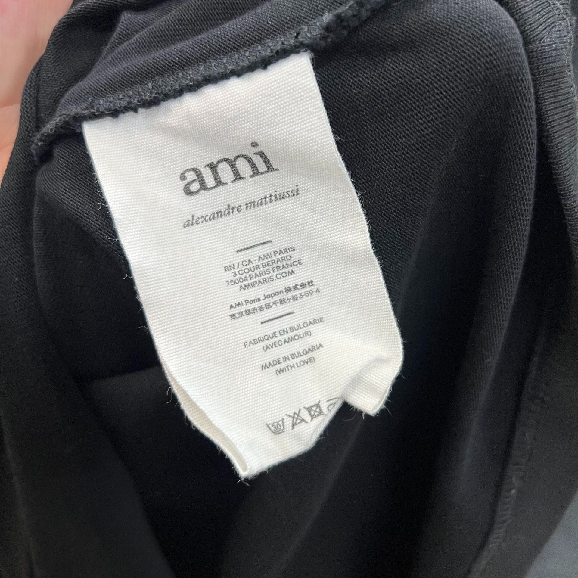AMI AMI SS22 Heart Logo Embroidered T-Shirt Size US XXL / EU 58 / 5 - 4 Thumbnail