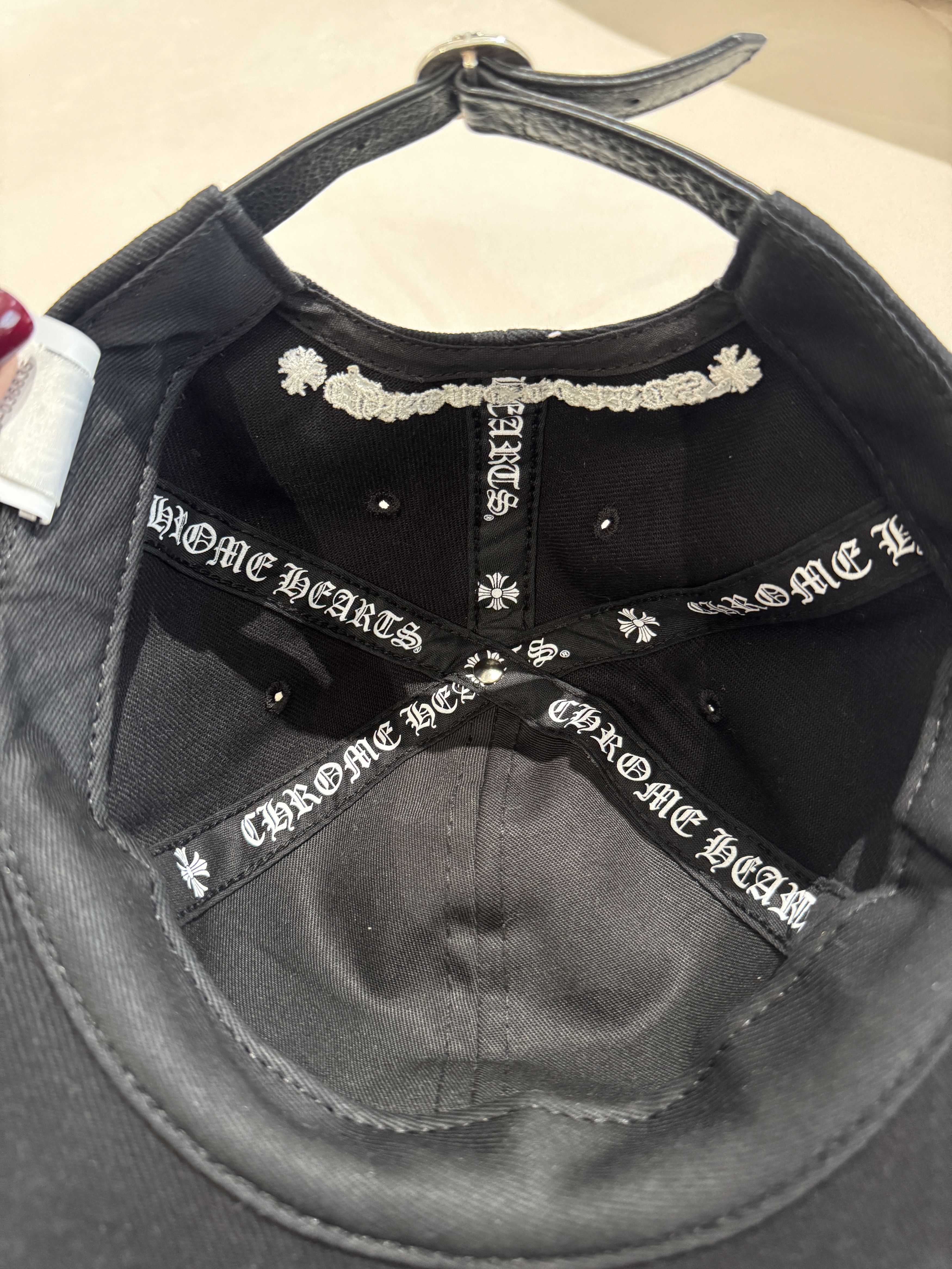 Chrome Hearts Chrome Hearts Matty Boy Chomper Embroidered Black Cap Size ONE SIZE - 7 Thumbnail
