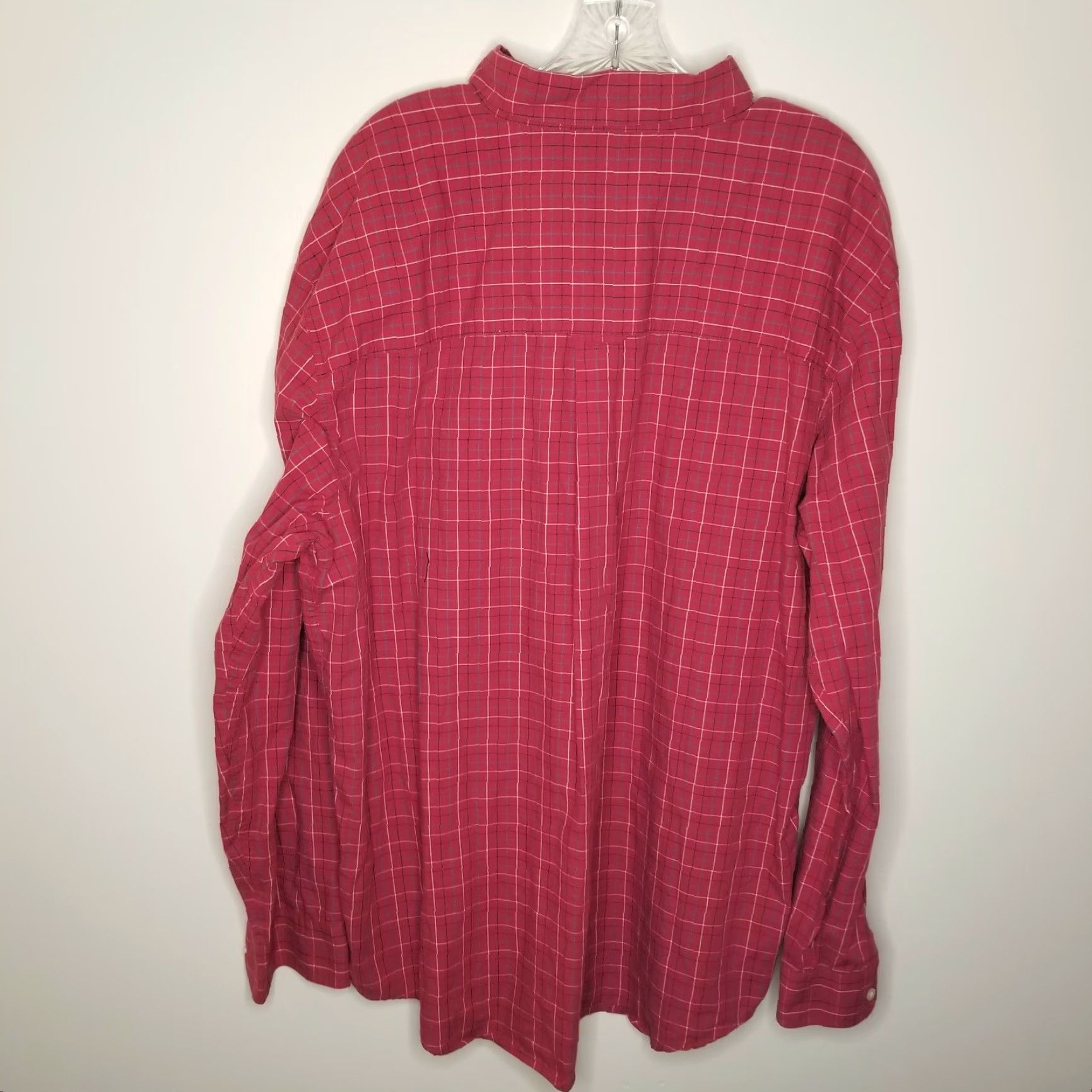Chaps VINTAGE Chaps Mens Long Sleeve Plaid Button-Up Shirt 2XL Red Men's Casual Clothing Size US XXL / EU 58 / 5 - 4 Thumbnail