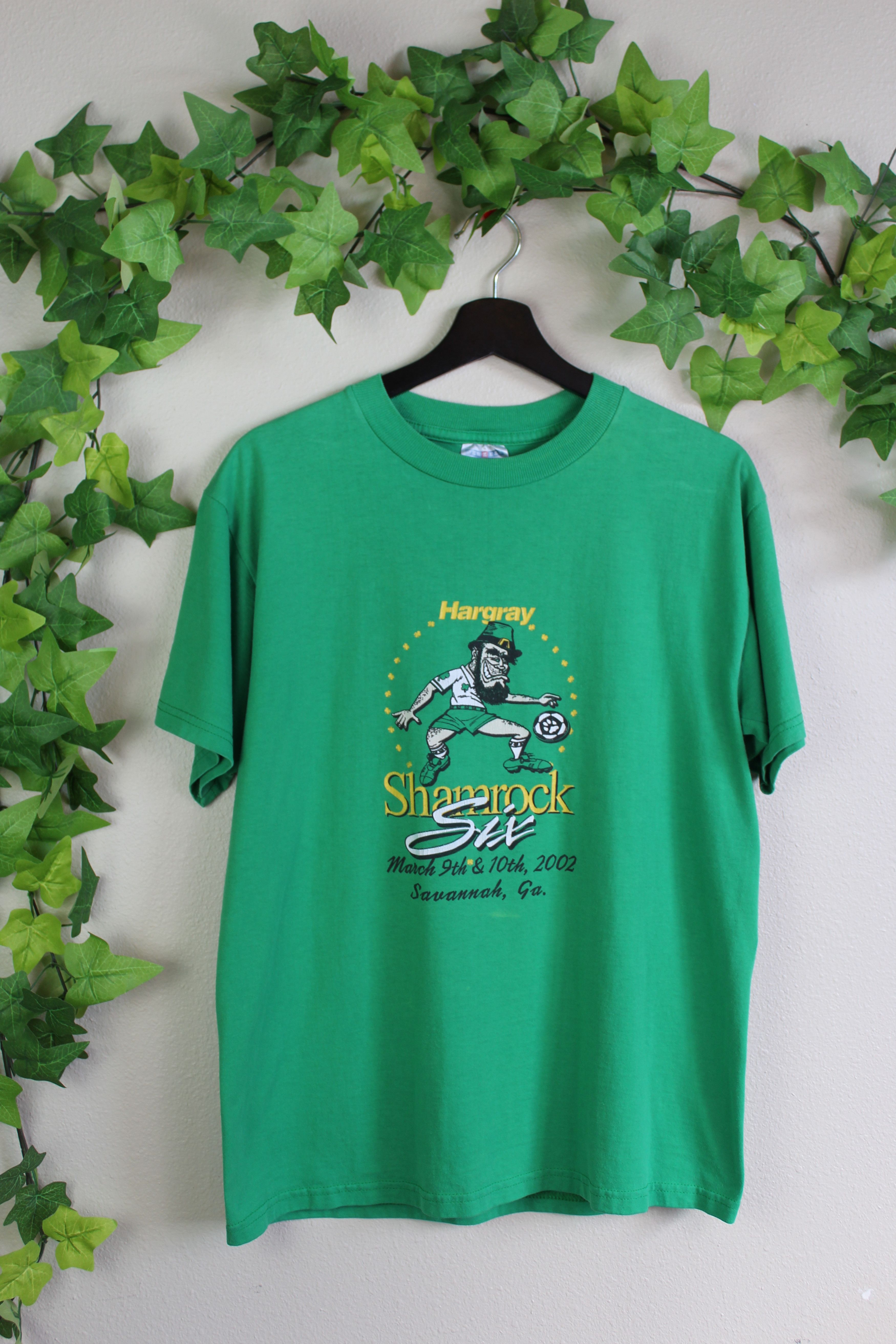 Vintage SHAMROCK SOCCER T-SHIRT 02' Size US M / EU 48-50 / 2 - 1 Thumbnail