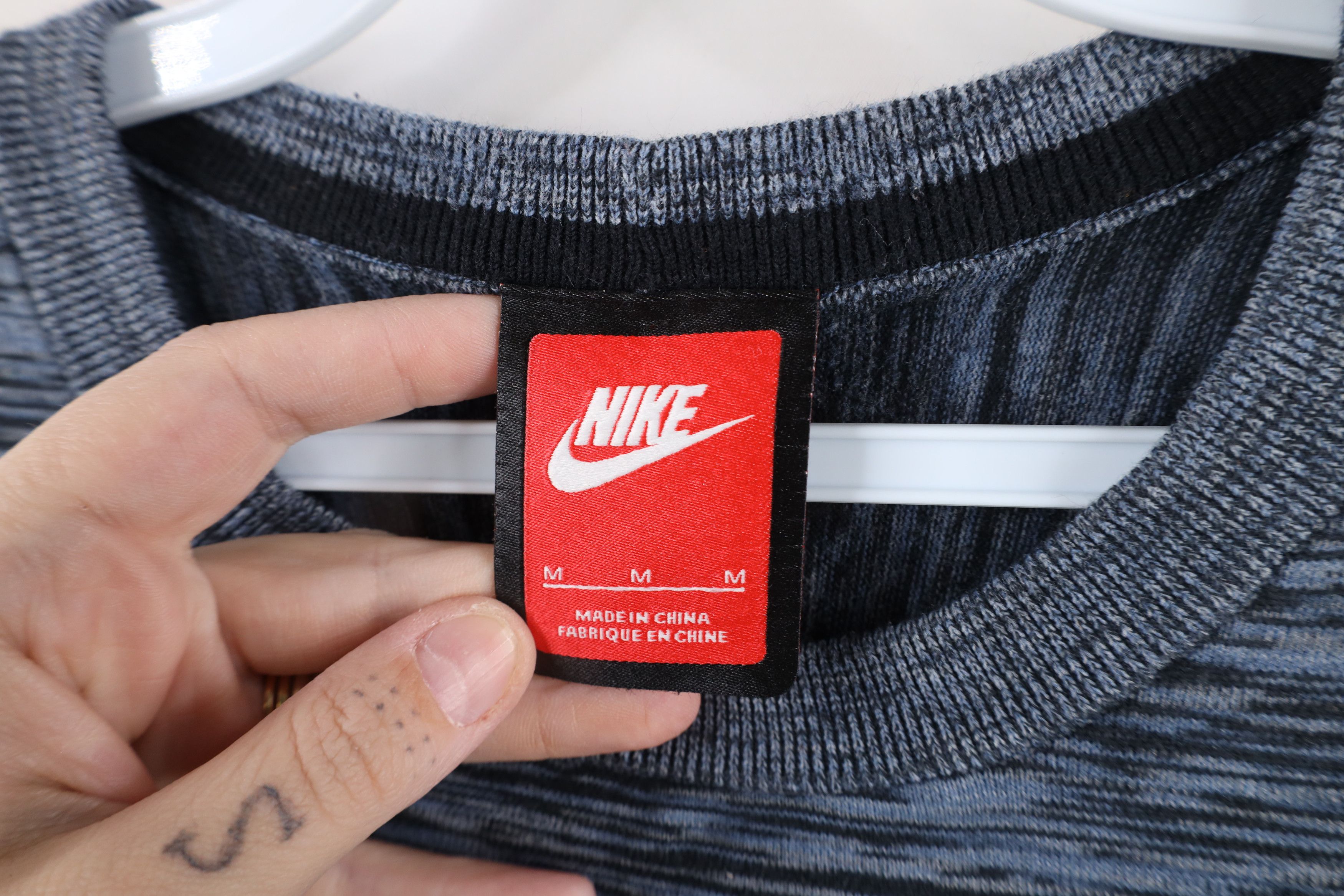 Nike × Vintage Nike Sportswear Tech Knit Short Sleeve Pocket T-Shirt Size US M / EU 48-50 / 2 - 6 Thumbnail