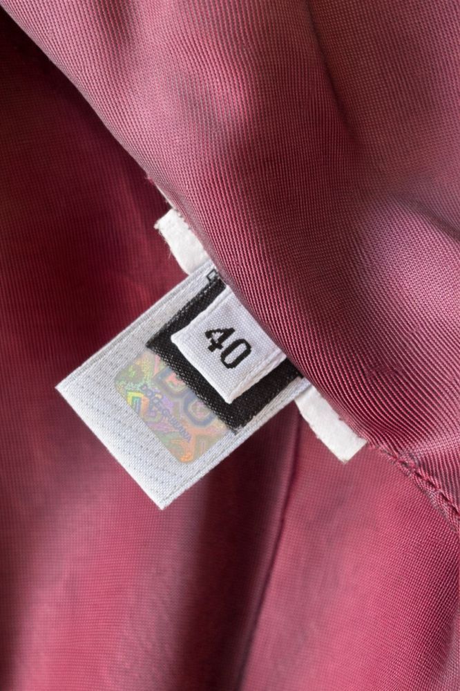 Dolce & Gabbana Dolce Gabbana Velour Burgundy Blazer Size S / US 4 / IT 40 - 6 Thumbnail