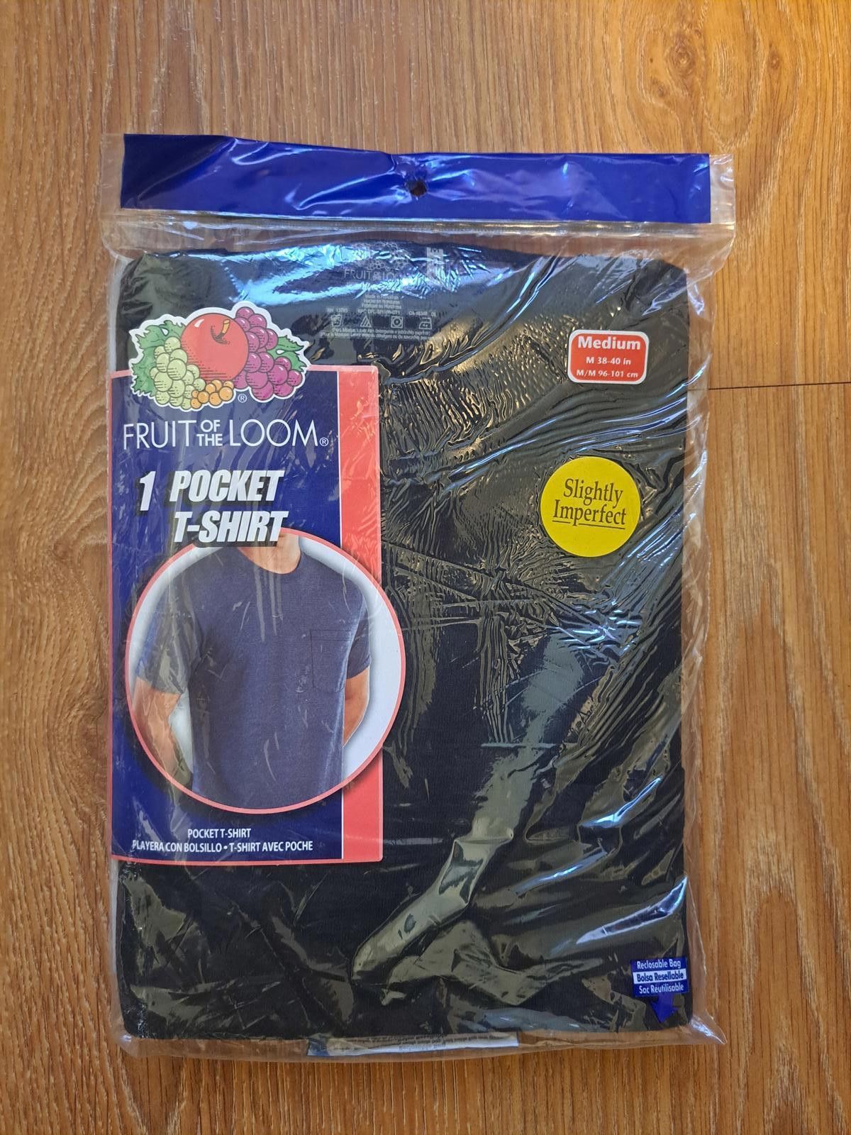 Fruit Of The Loom Fruit of the Loom T Shirt Mens Medium Navy Cotton 1 Piece Size US M / EU 48-50 / 2 - 1 Thumbnail