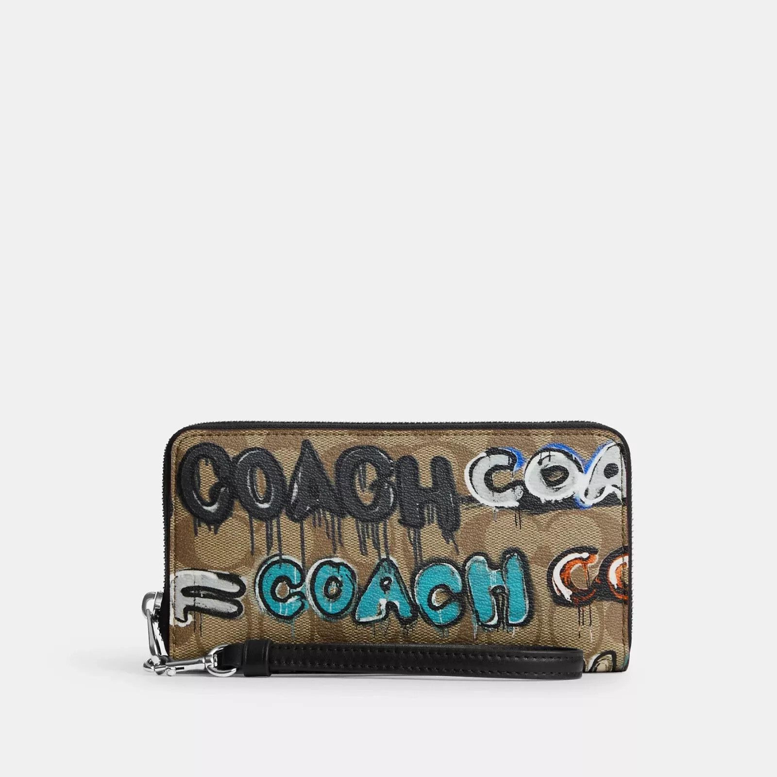 Coach Coach Limited Edition Mint + Serf Long Zip Around Wallet Size ONE SIZE - 1 Thumbnail