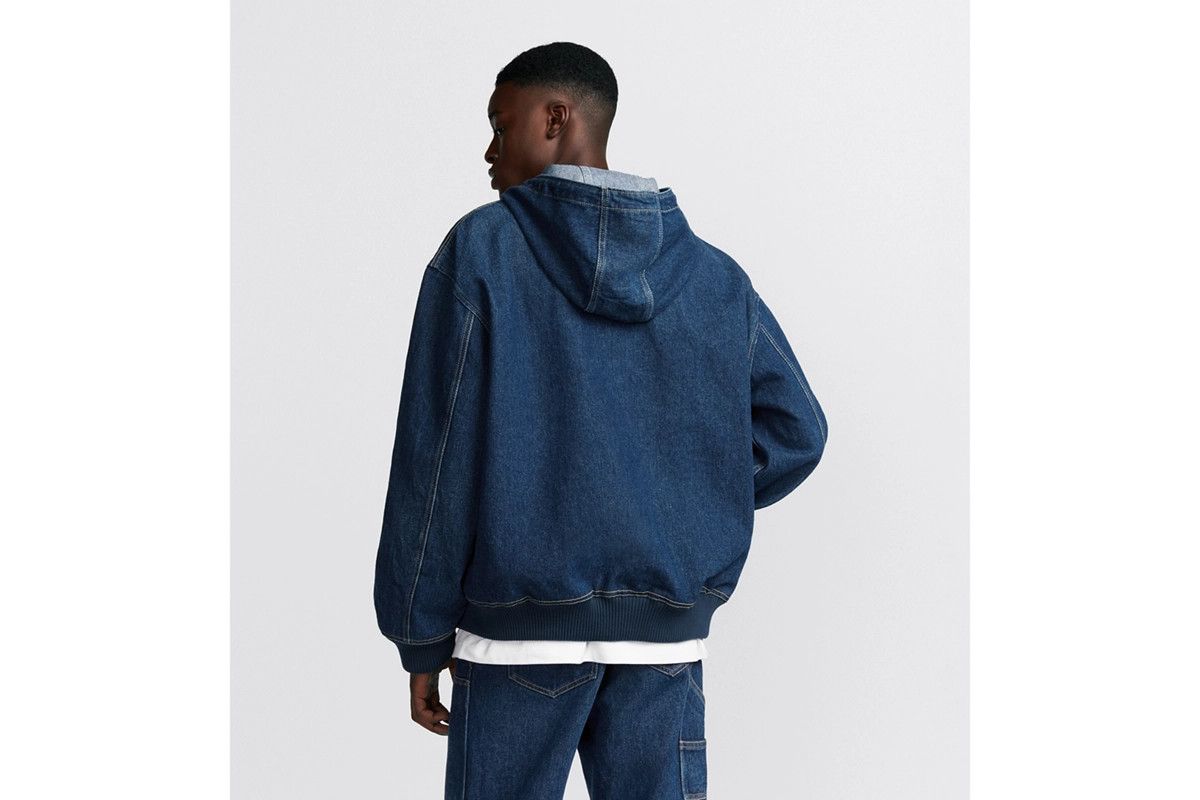 Dior o1bcso1str0226 Tag Hooded Jacket in Blue Size US L / EU 52-54 / 3 - 6 Thumbnail