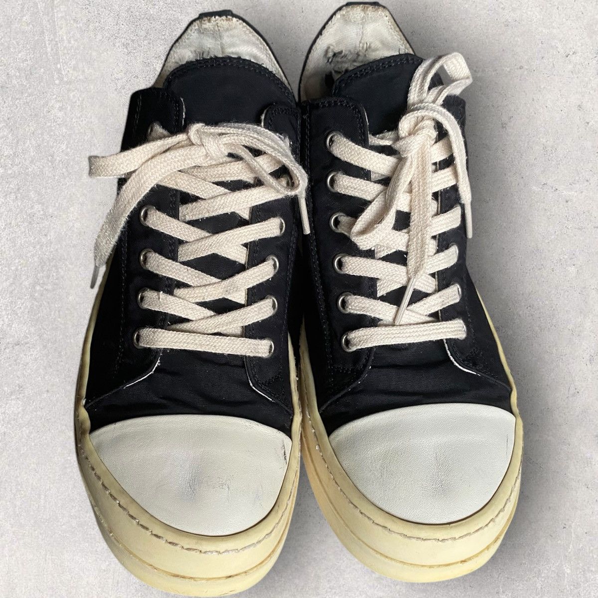Rick Owens Canvas Ramones Low Top Size US 9 / IT 39 - 4 Thumbnail